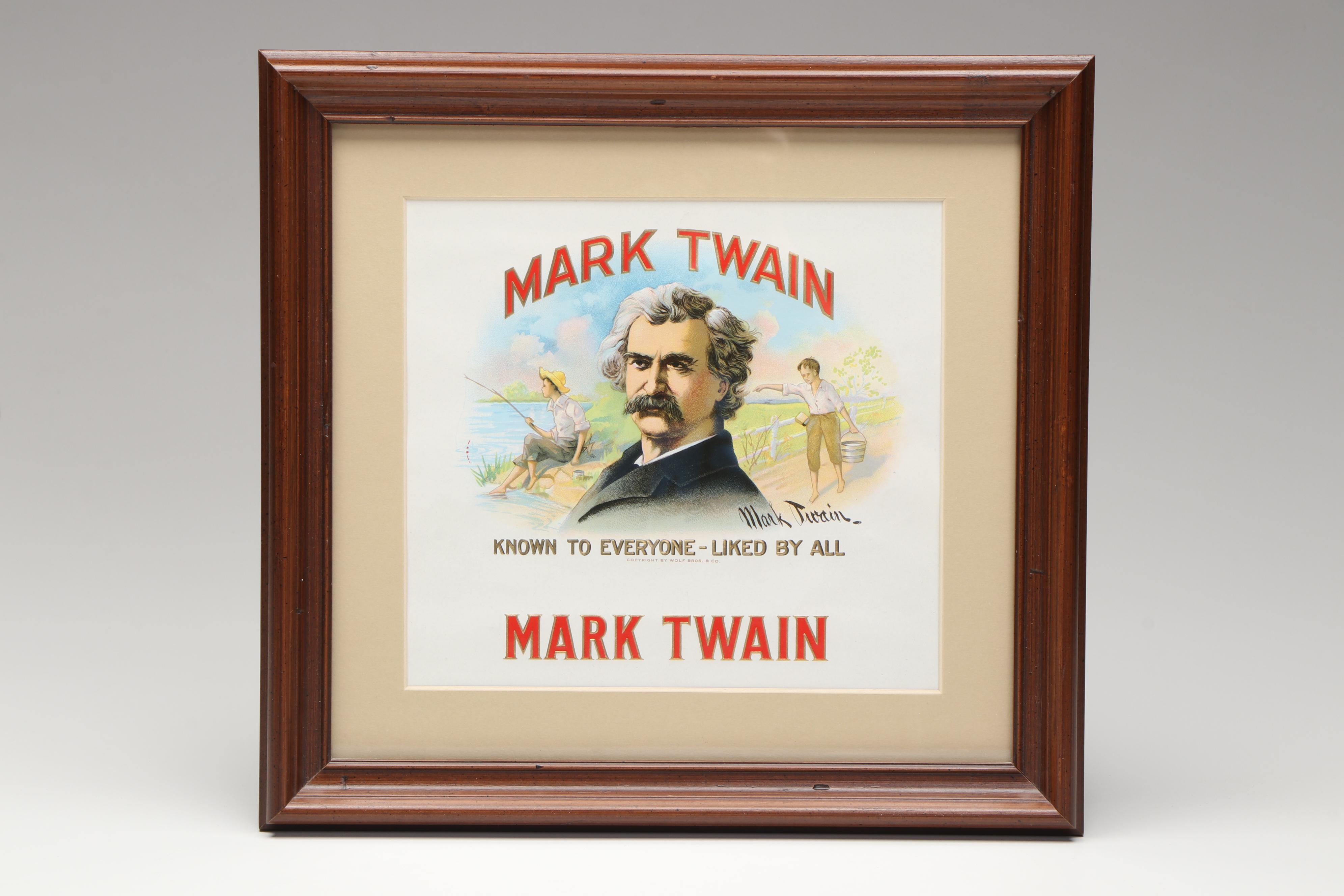 Mark Twain Books and Memorabilia with Biography "Sam Clemens of Hannibal"