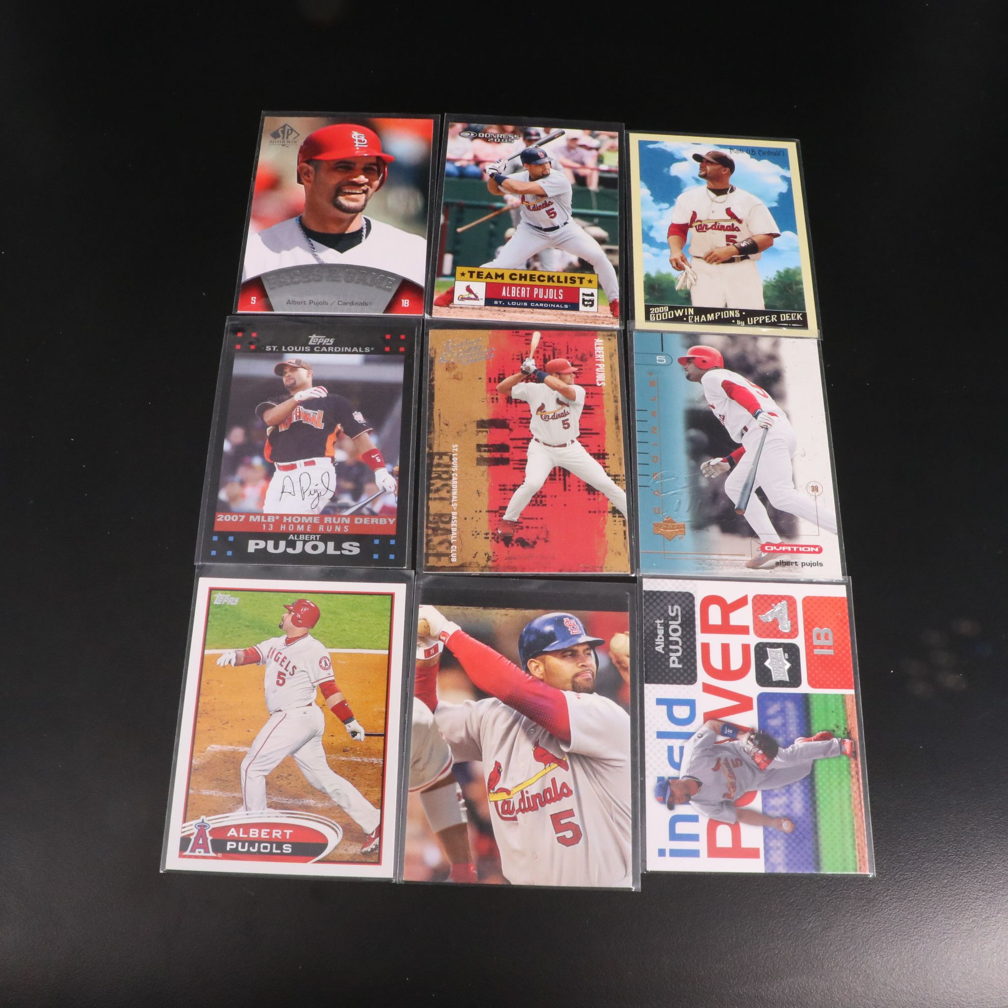 Albert Pujols Baseball Cards Featuring Rookie, Inserts, and More, 2000s-2010s