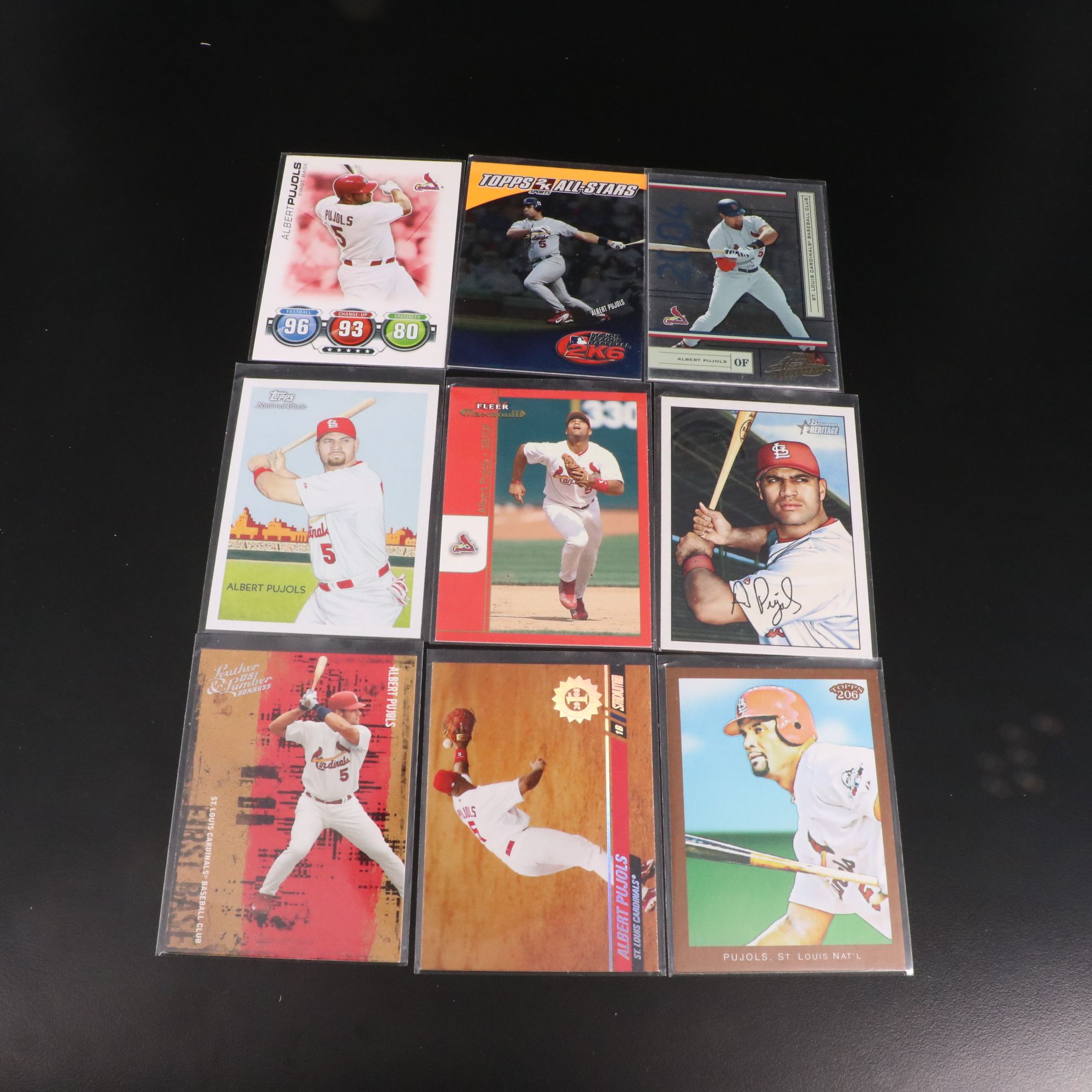Albert Pujols Baseball Cards Featuring Rookie, Inserts, and More, 2000s-2010s