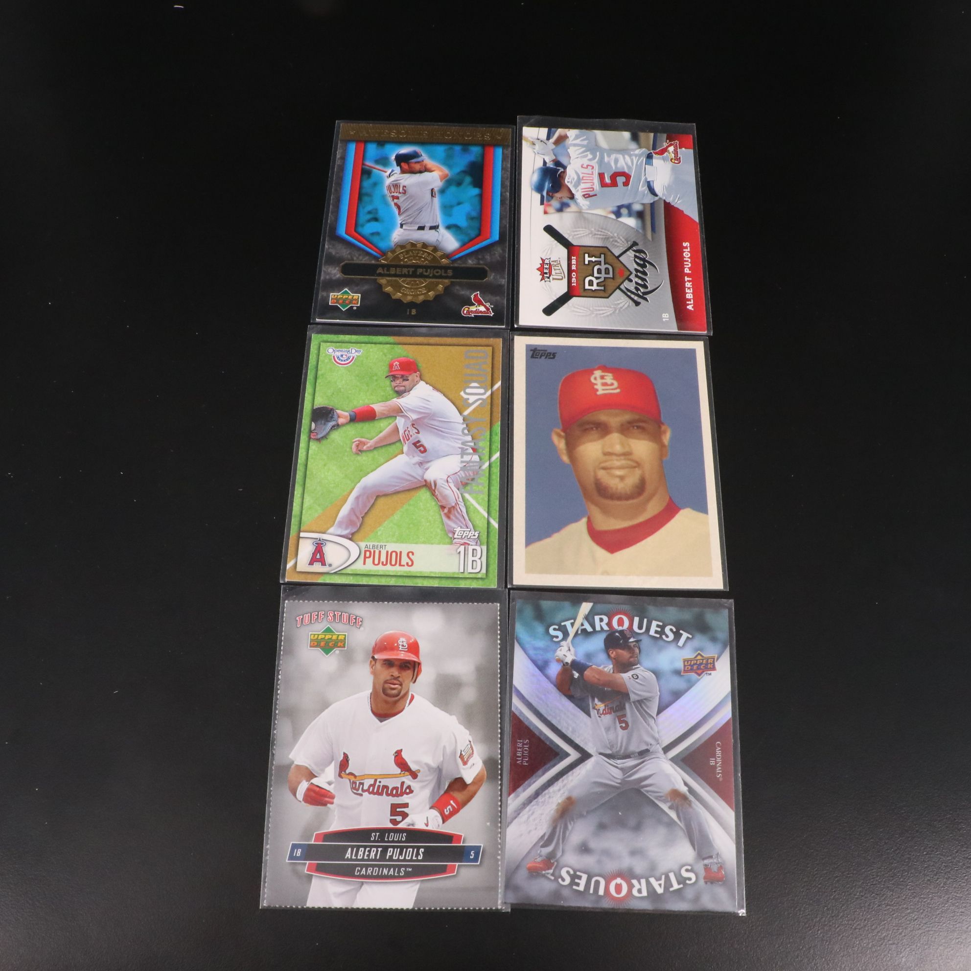 Albert Pujols Baseball Cards Featuring Rookie, Inserts, and More, 2000s-2010s
