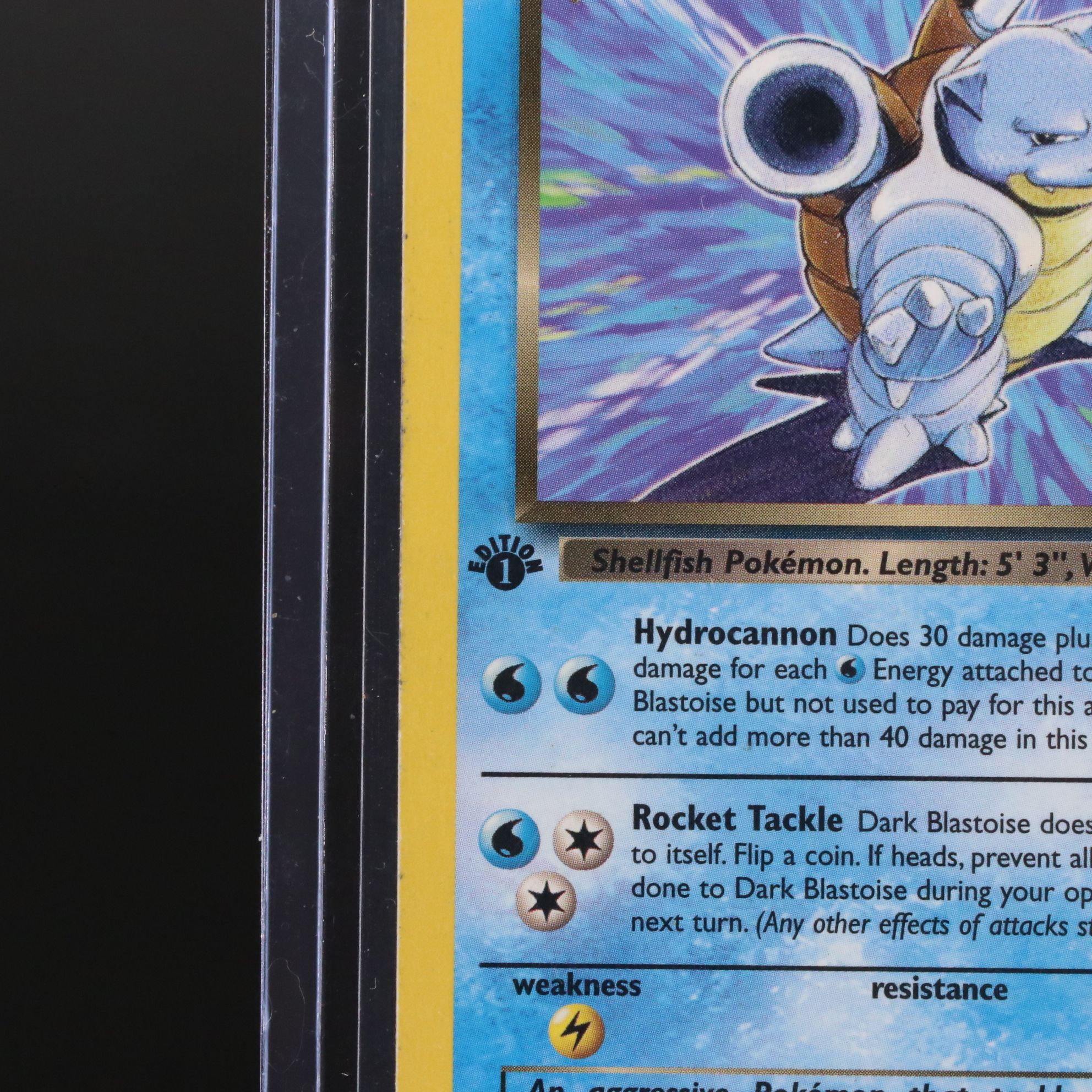 Team Rocket Dark Blastoise 1st Edition Pokémon Card