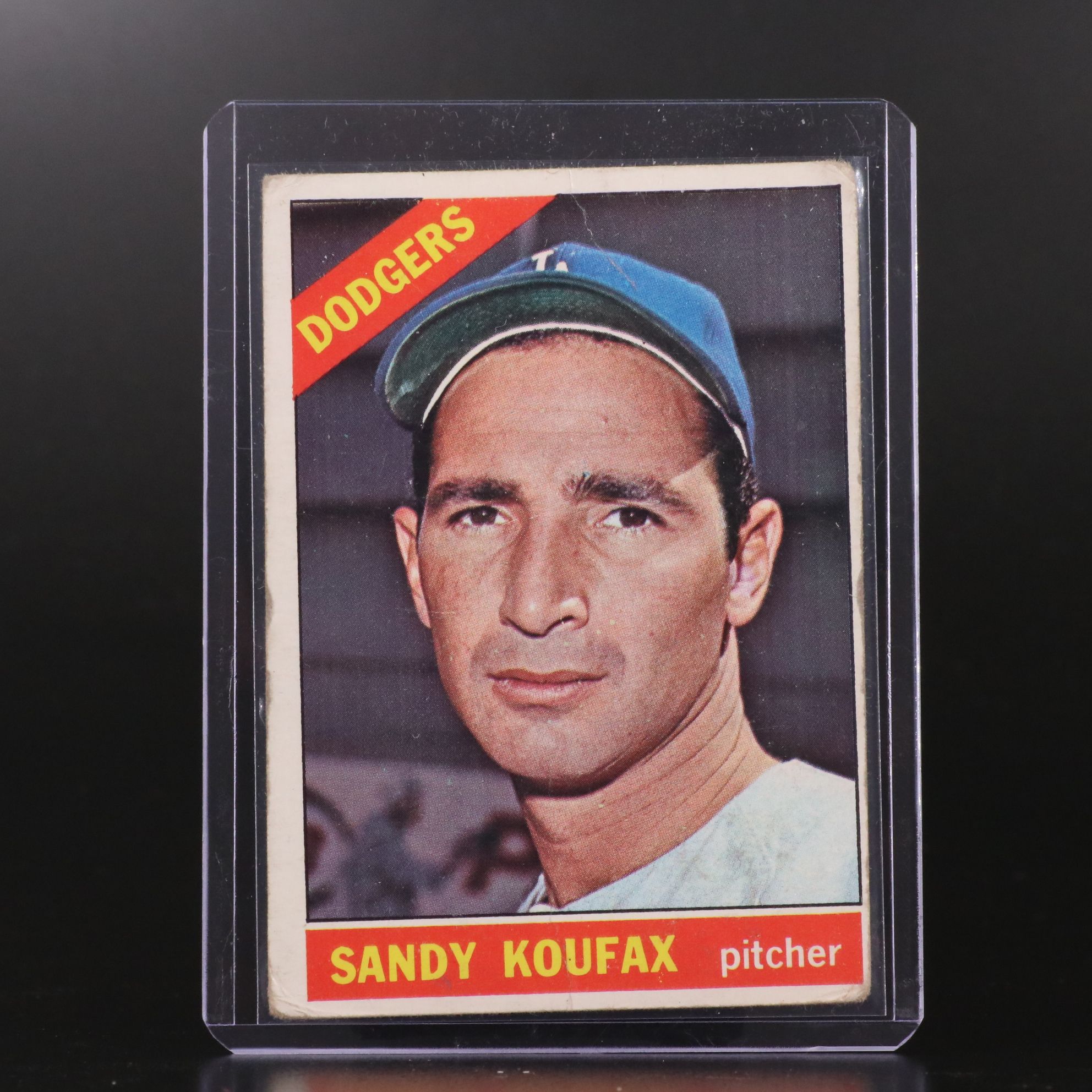 1966 Topps Sandy Koufax Los Angeles Dodgers Baseball Card