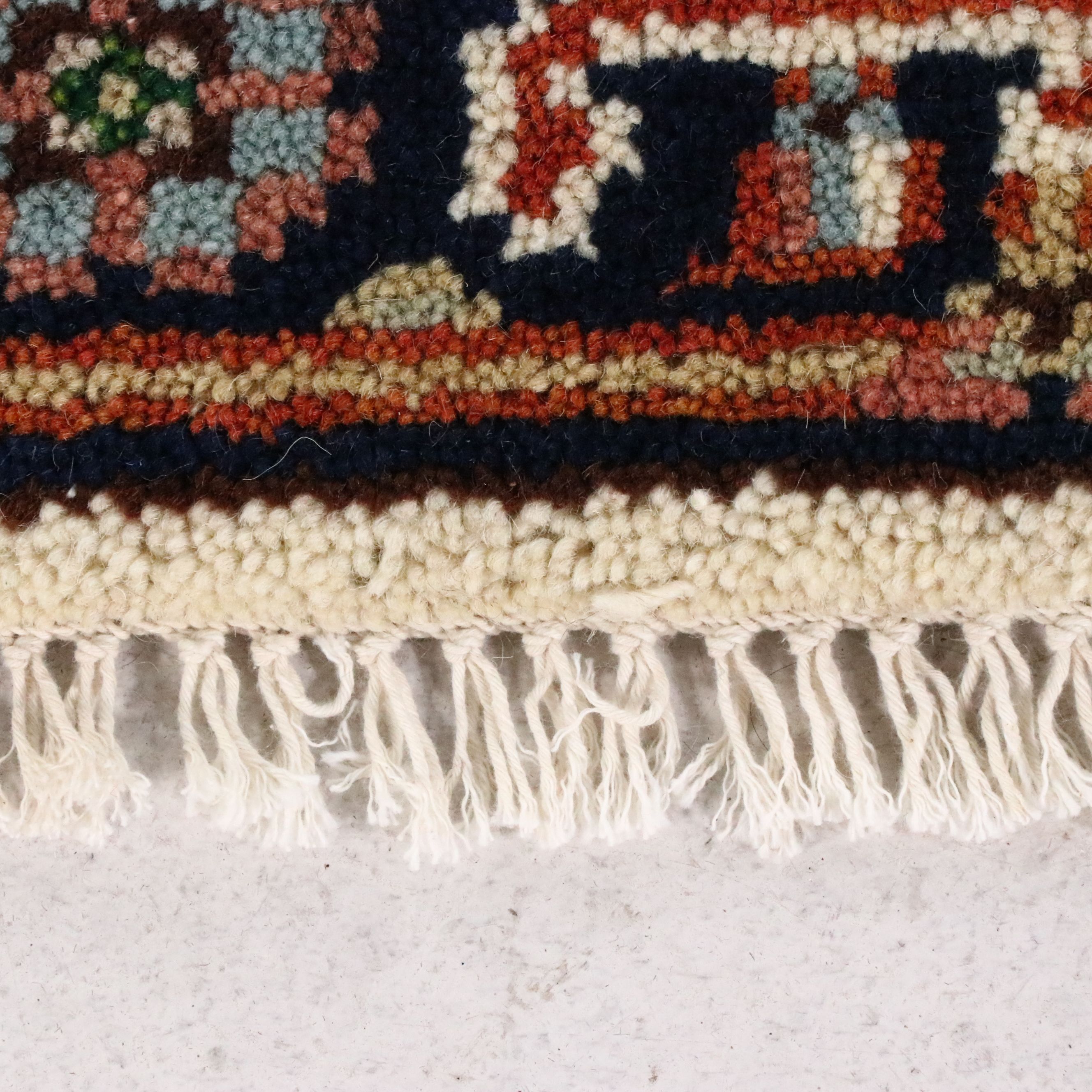 2'8 x 8'4 Hand-Knotted Indo-Persian Serapi Carpet Runner