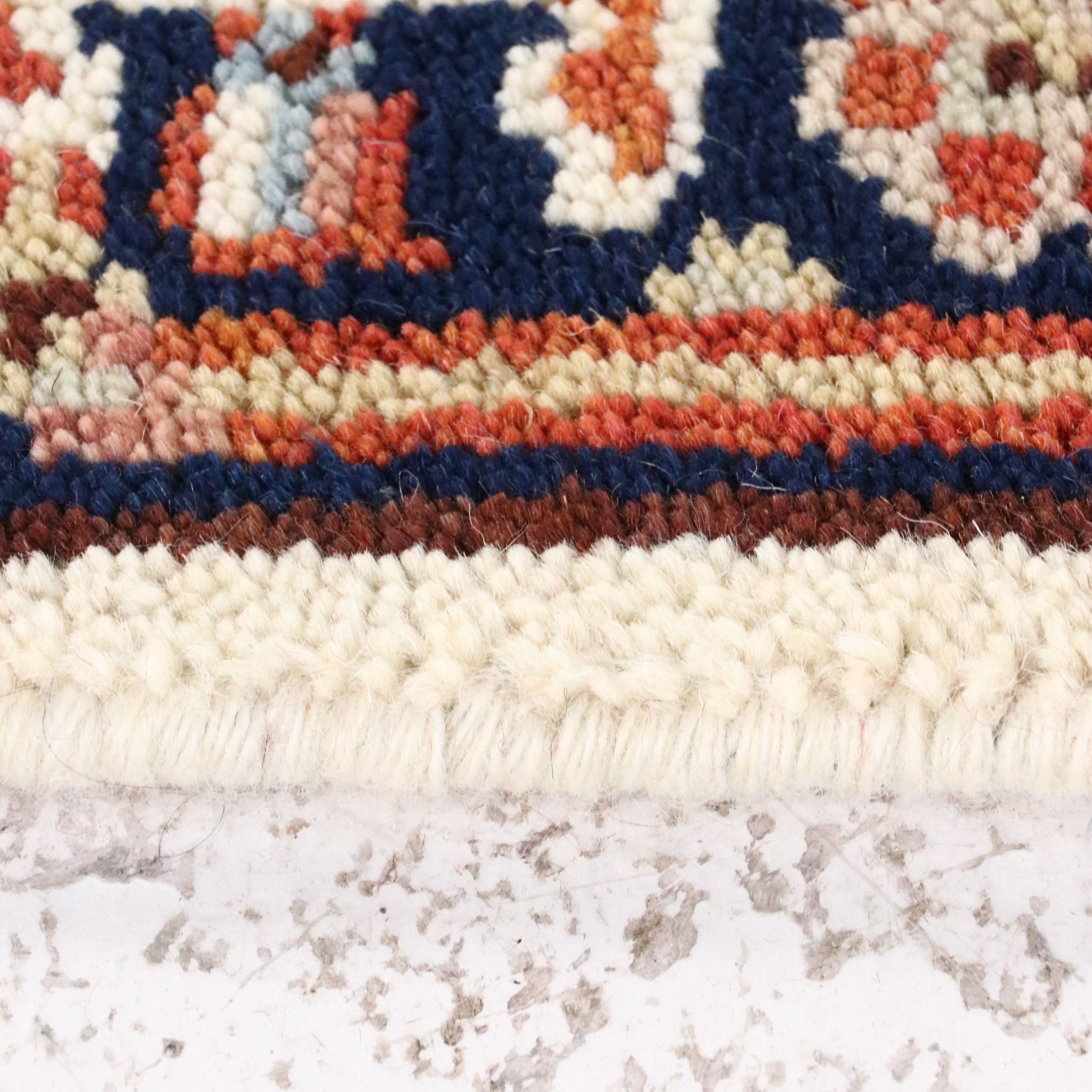 2'8 x 8'4 Hand-Knotted Indo-Persian Serapi Carpet Runner