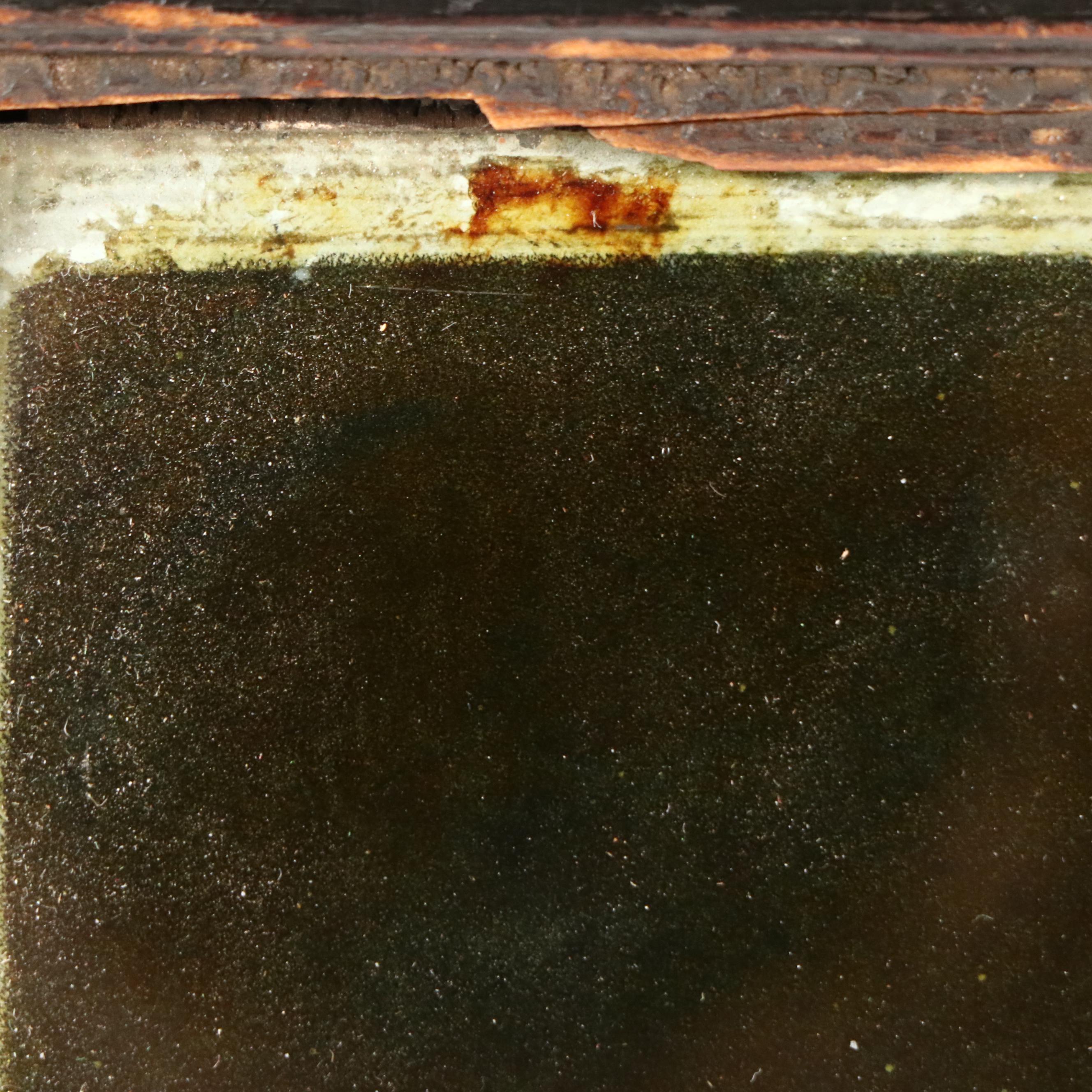 Portrait of King George III Reverse-Glass Hand-Colored Mezzotint, 1761