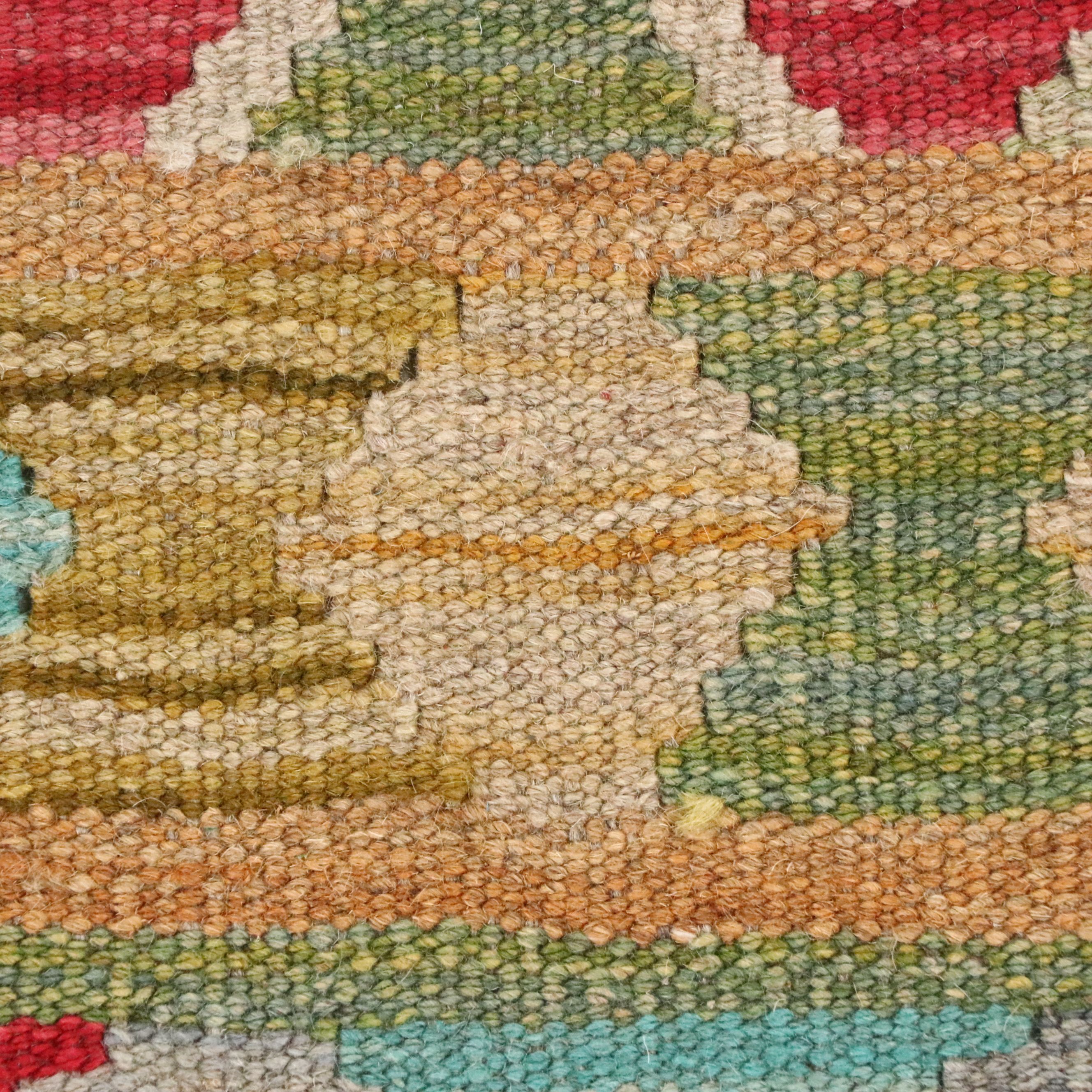 4'11 x 6'11 Handwoven Turkish Kilim Area Rug