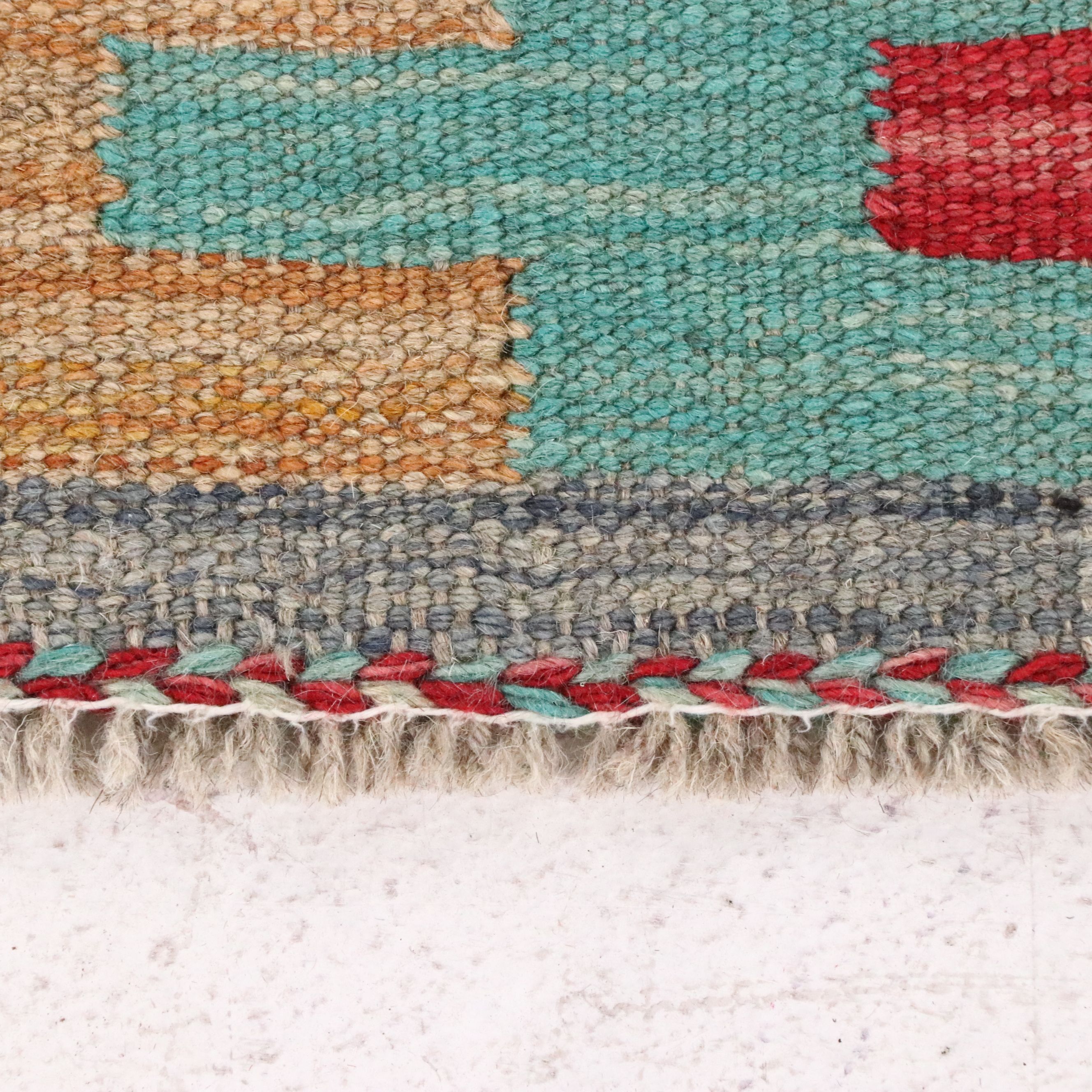 4'11 x 6'11 Handwoven Turkish Kilim Area Rug