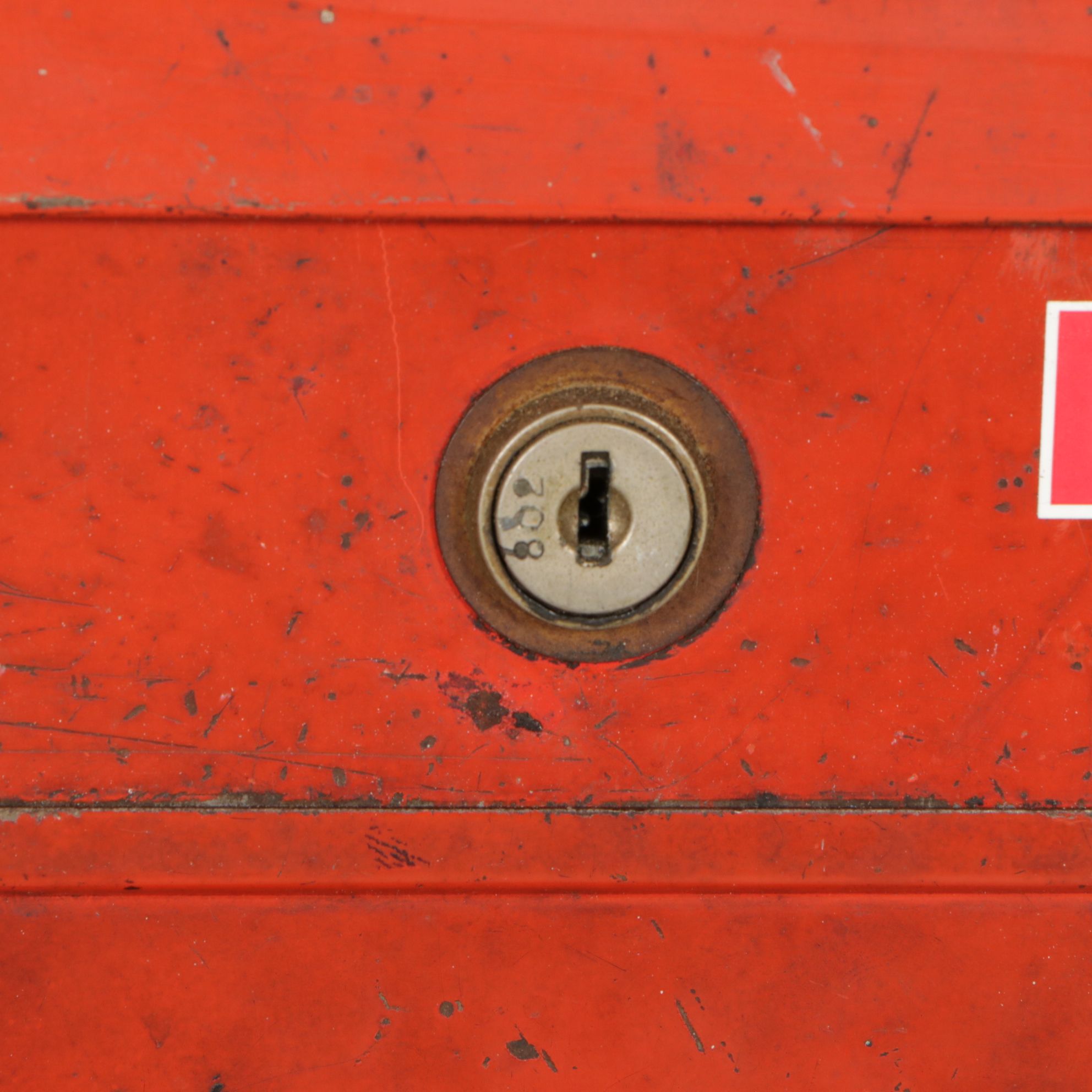 MBC Steel Two-Section Tool Box, Mid 20th Century
