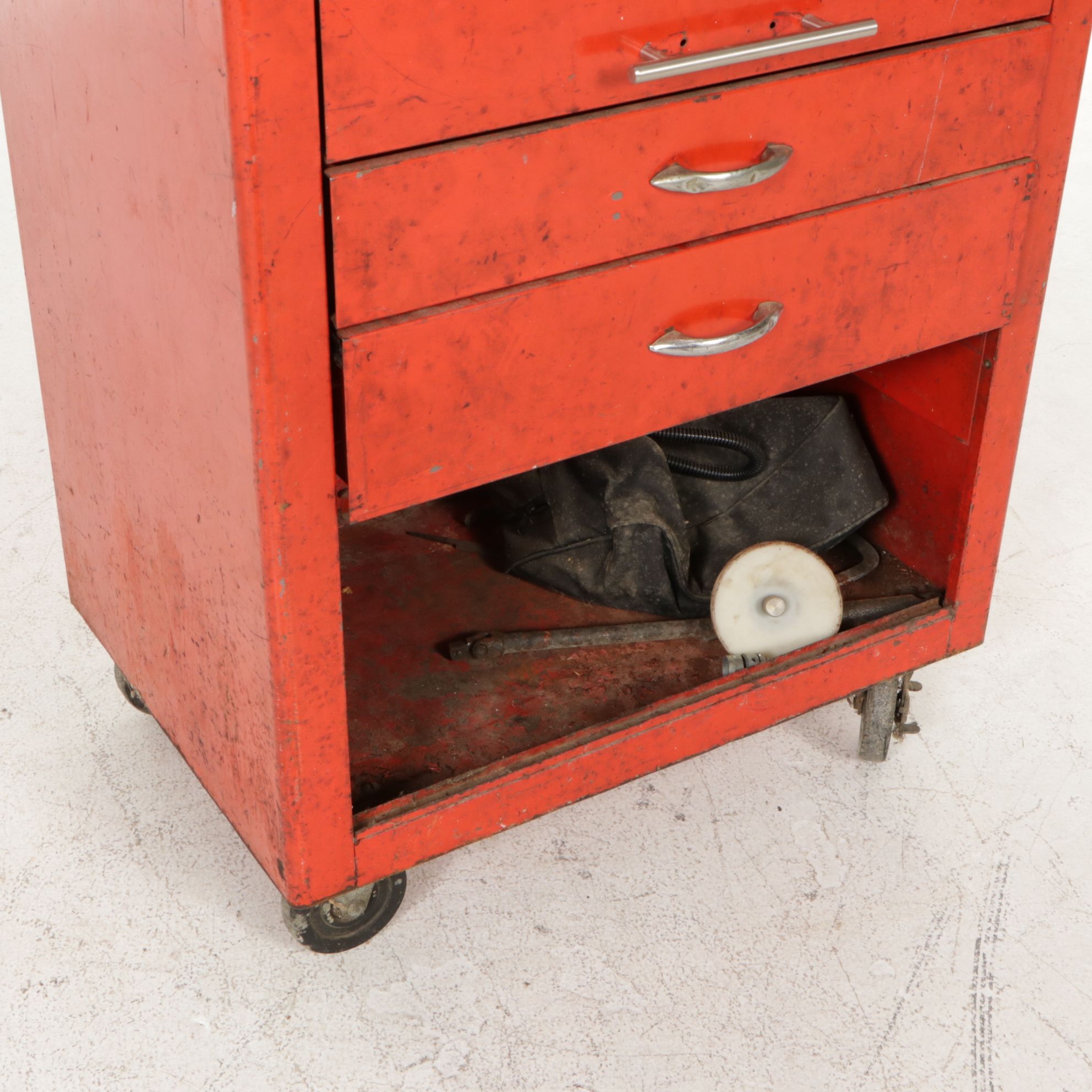 MBC Steel Two-Section Tool Box, Mid 20th Century