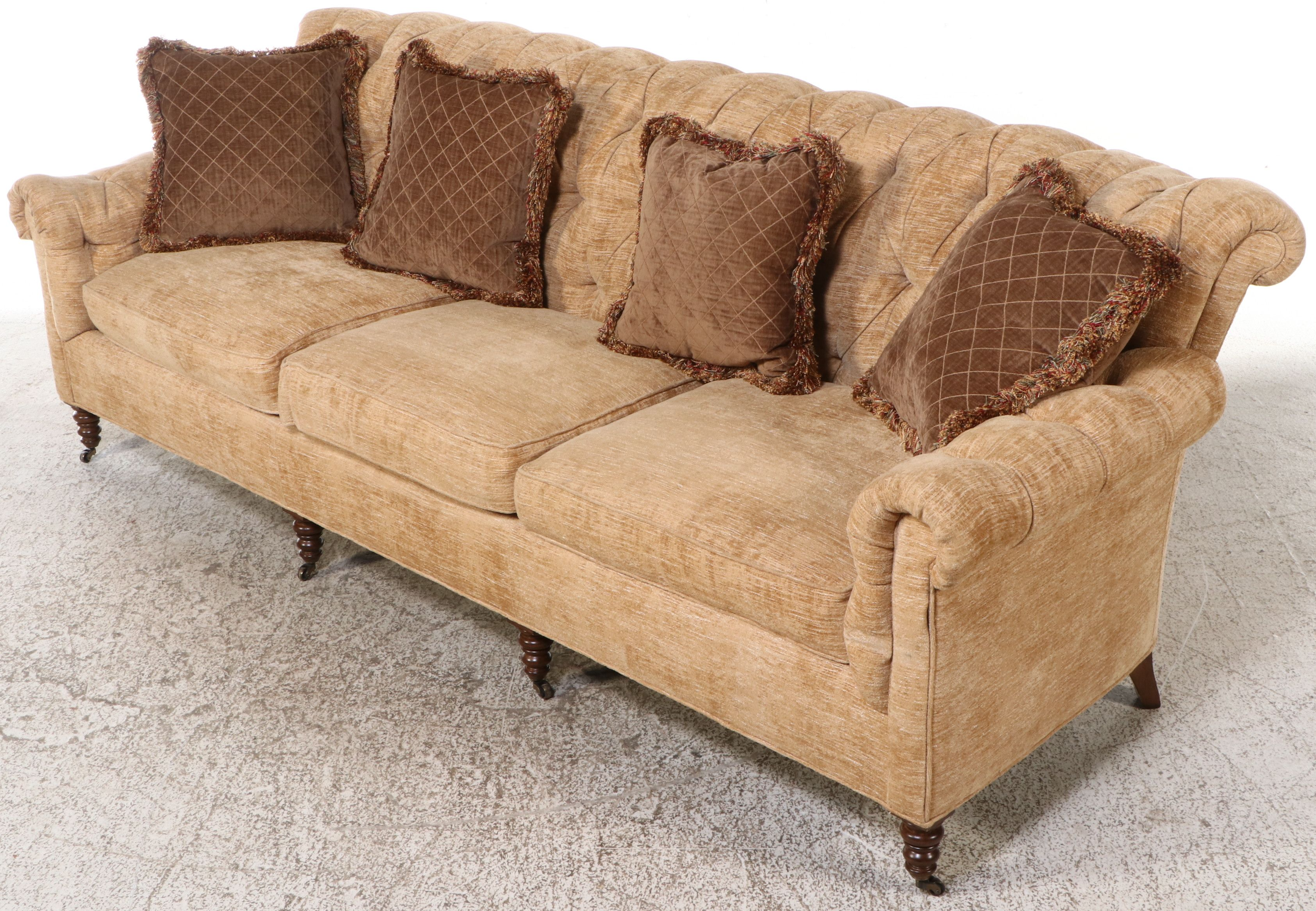 Wesley Hall Tufted Sofa