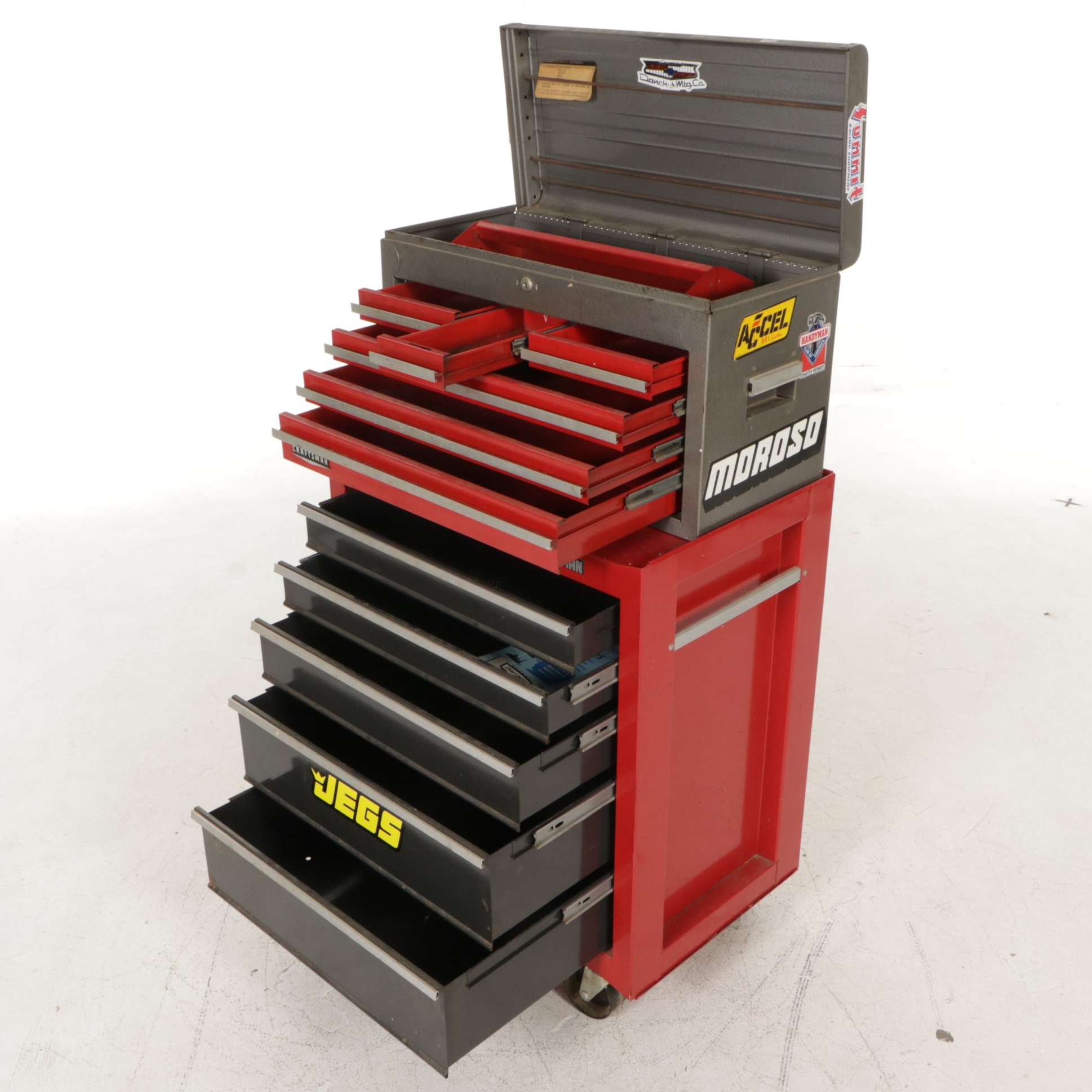 Craftsman Two-Tier Rolling Steel Tool Chest