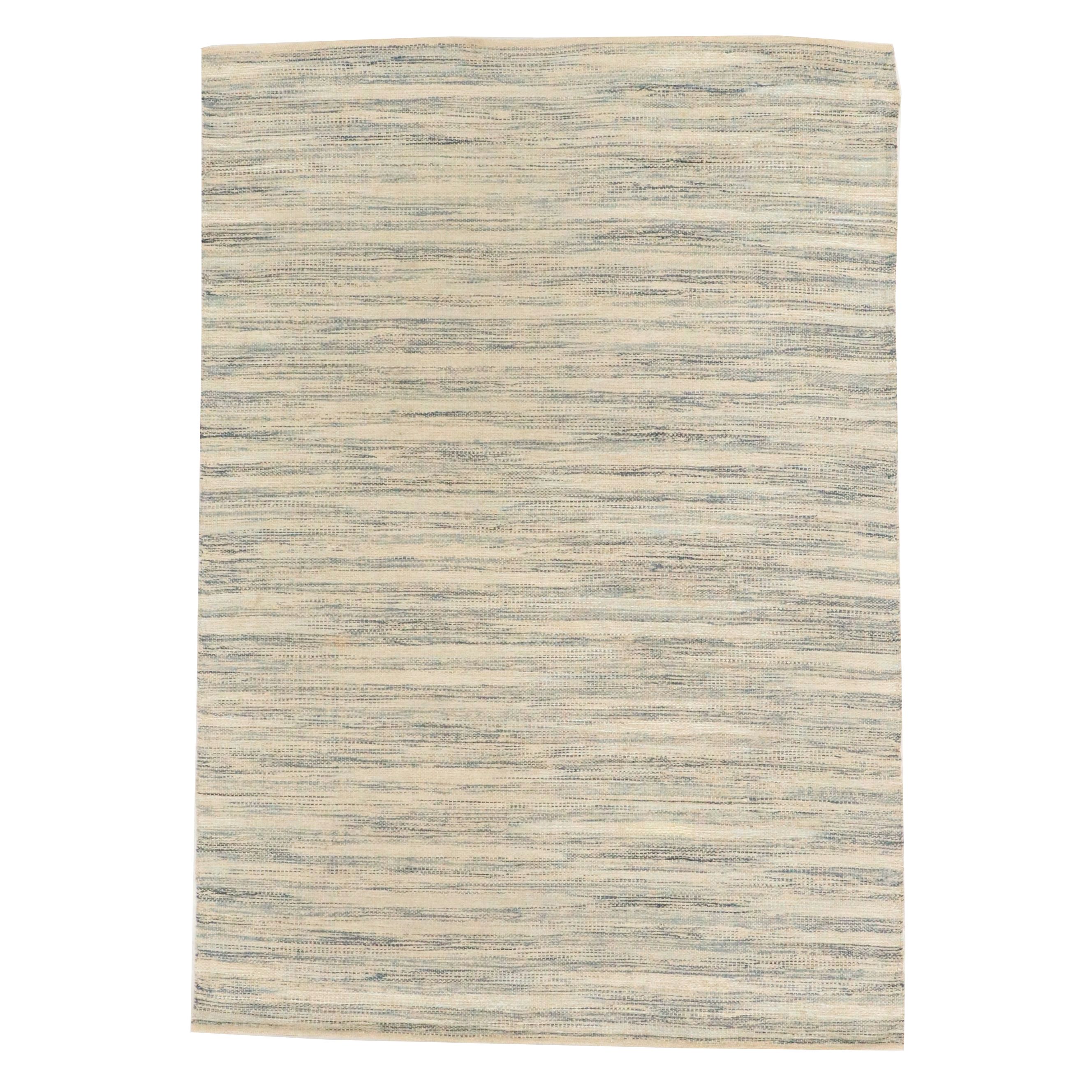 7' x 10'2 Machine Made Threshold for Target Mixed Fiber Indigo Area Rug