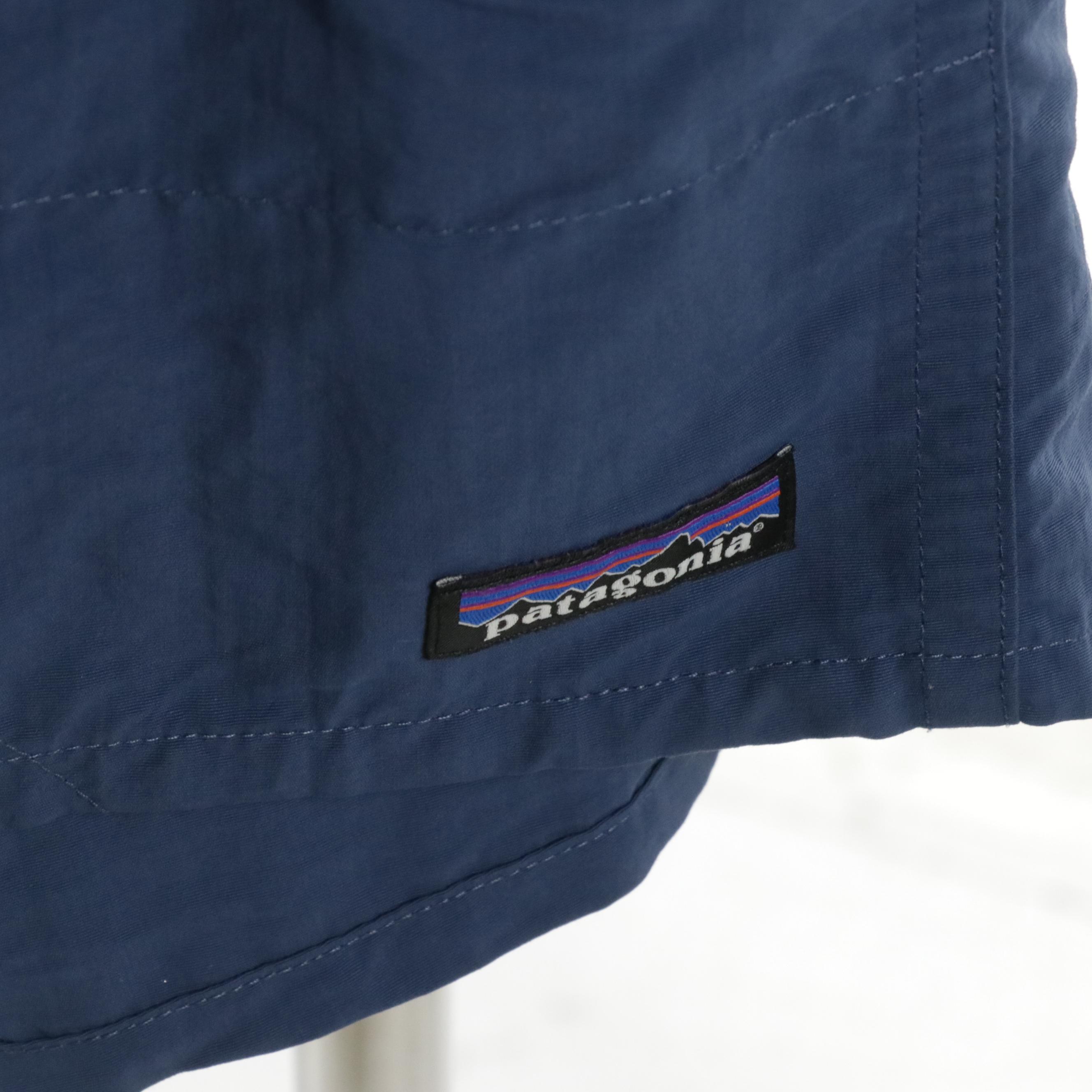 Men's Patagonia Baggies Shorts in Blue Recycled Nylon