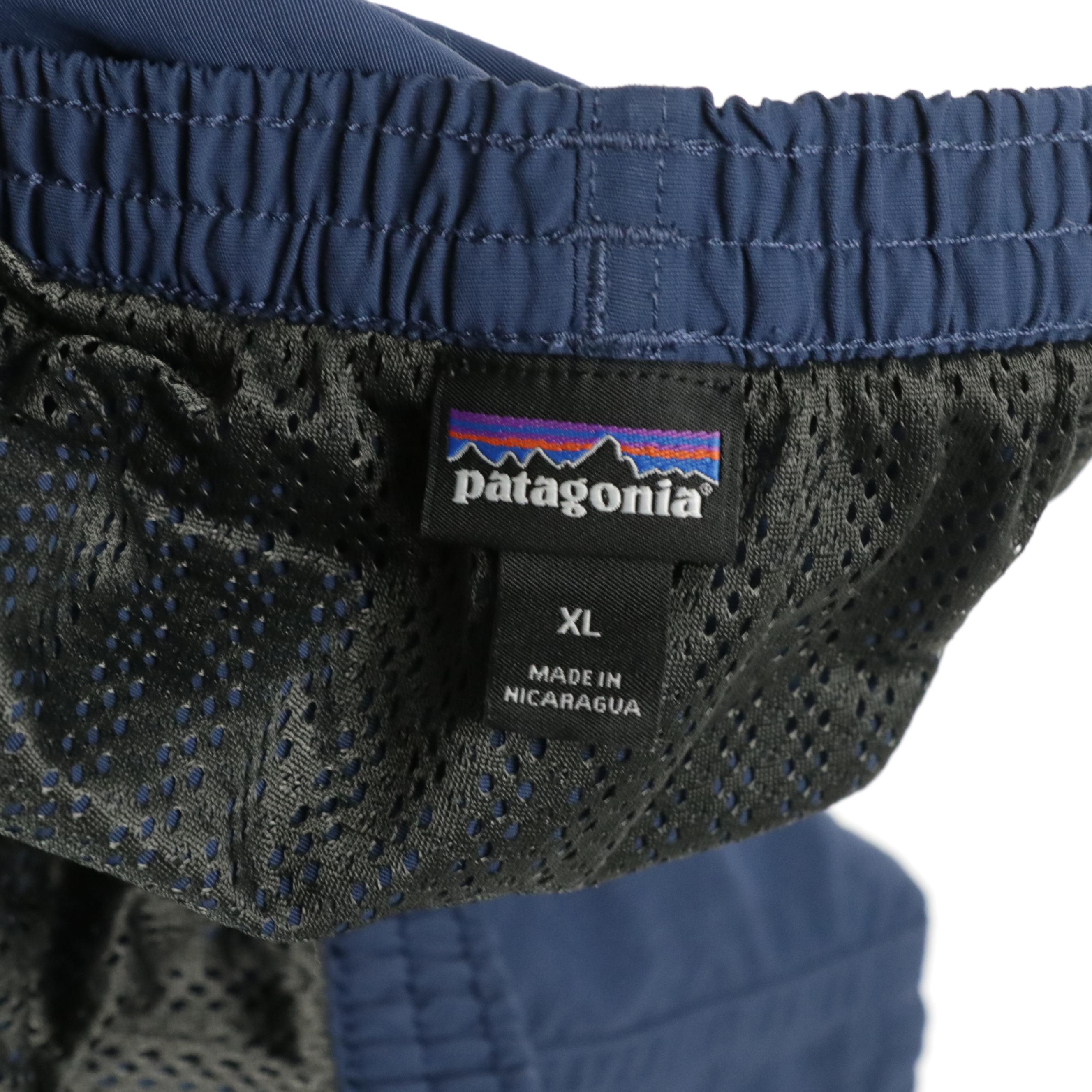 Men's Patagonia Baggies Shorts in Blue Recycled Nylon