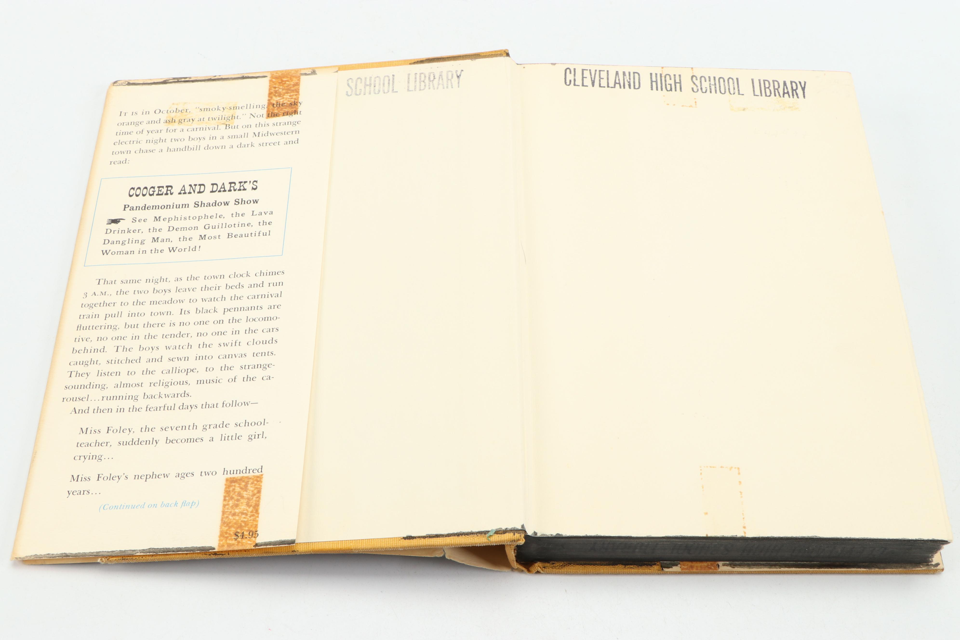 First Printing “Something Wicked This Way Comes” by Ray Bradbury, 1962