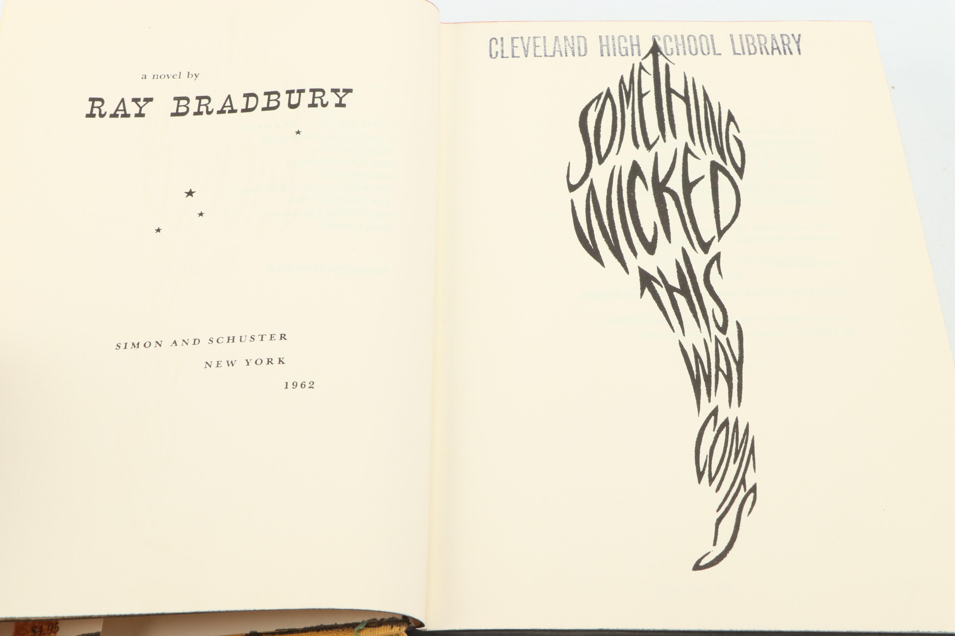 First Printing “Something Wicked This Way Comes” by Ray Bradbury, 1962