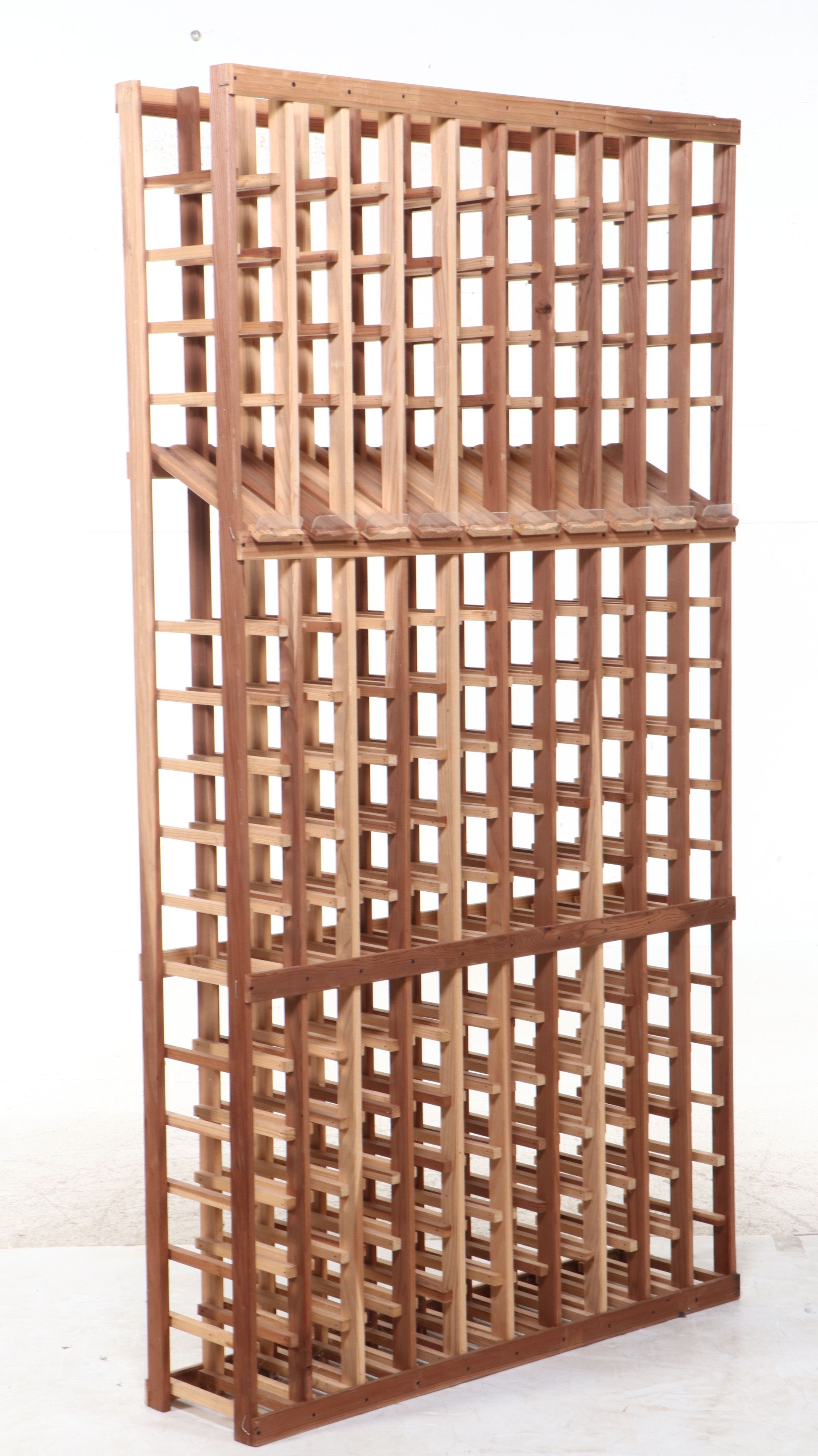 Contemporary Wood Wine Bottle Racks