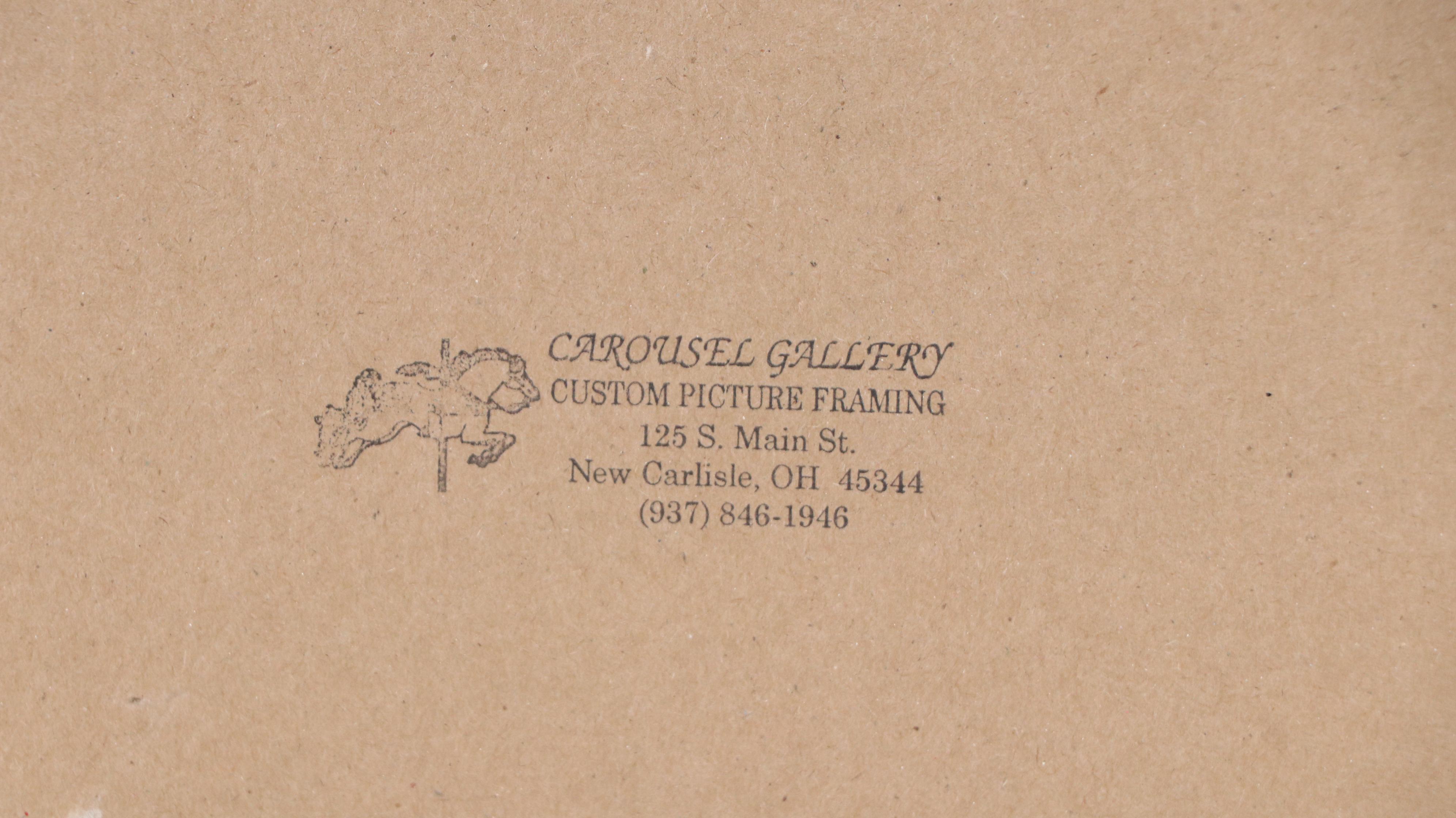 Daniel DeRoux Offset Lithograph "The Great Airport Escape - Juneau 1987," 1987