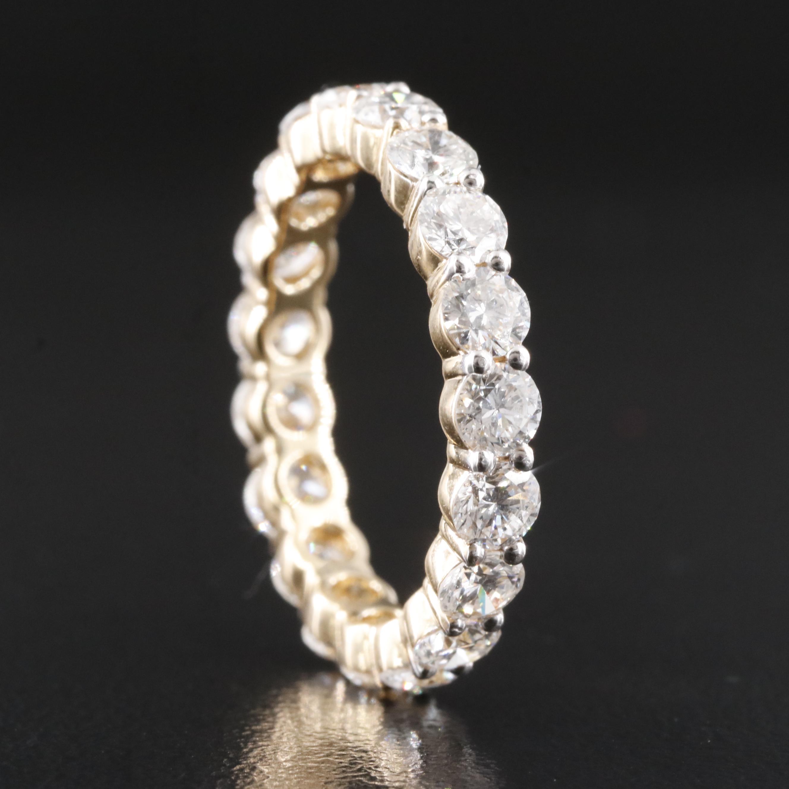 14K 2.85 CWT Lab Grown Diamond Eternity Band