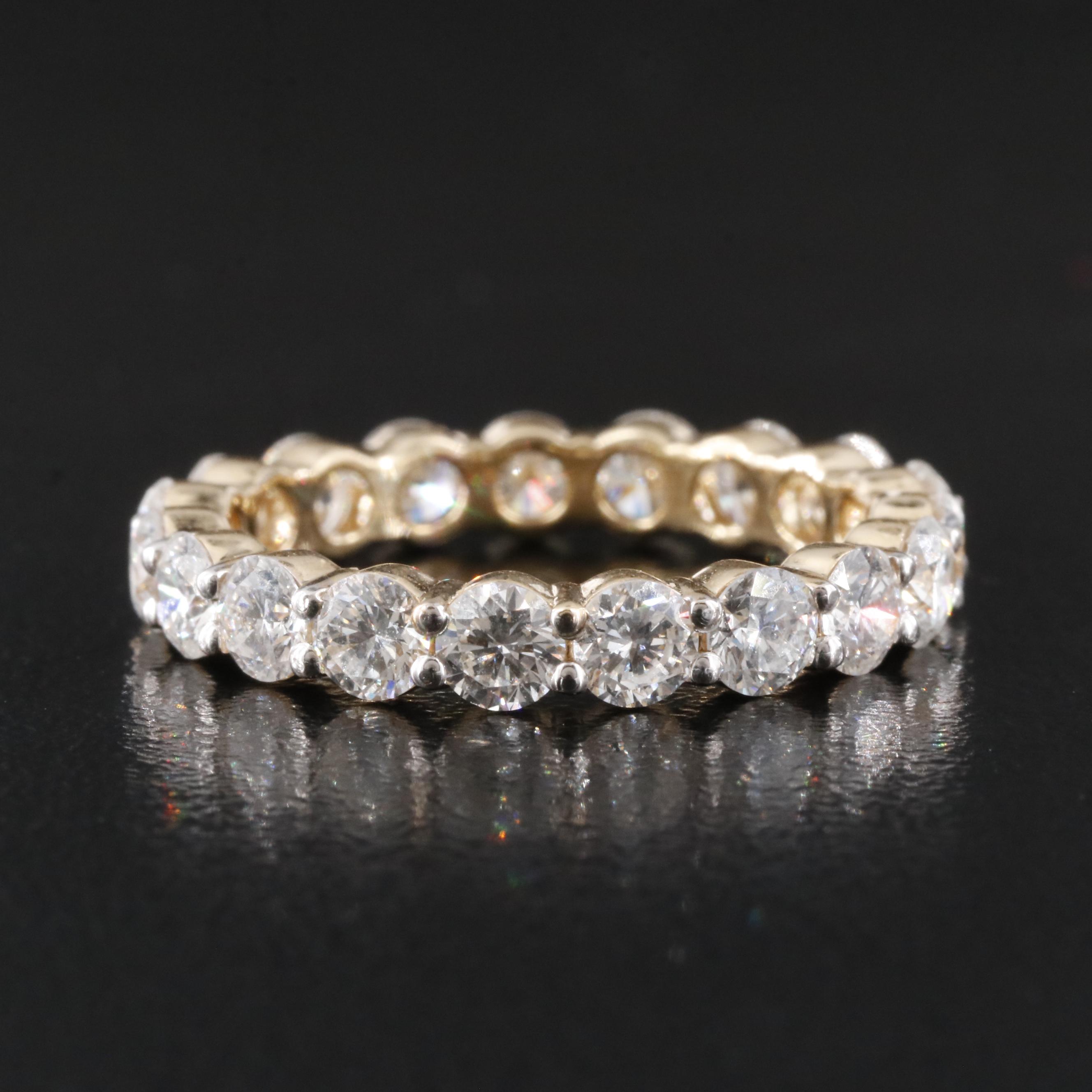 14K 2.85 CWT Lab Grown Diamond Eternity Band