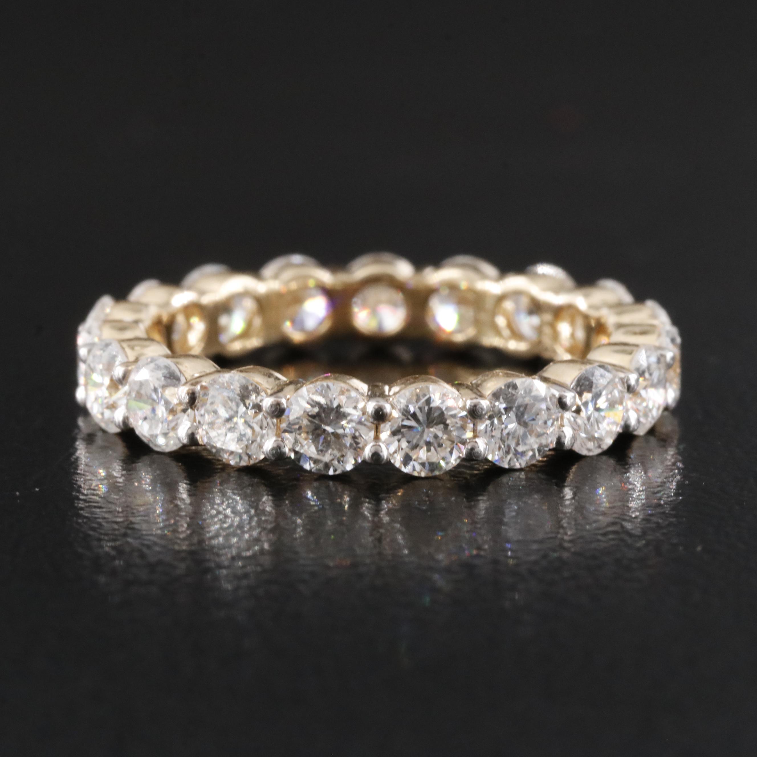 14K 2.85 CWT Lab Grown Diamond Eternity Band
