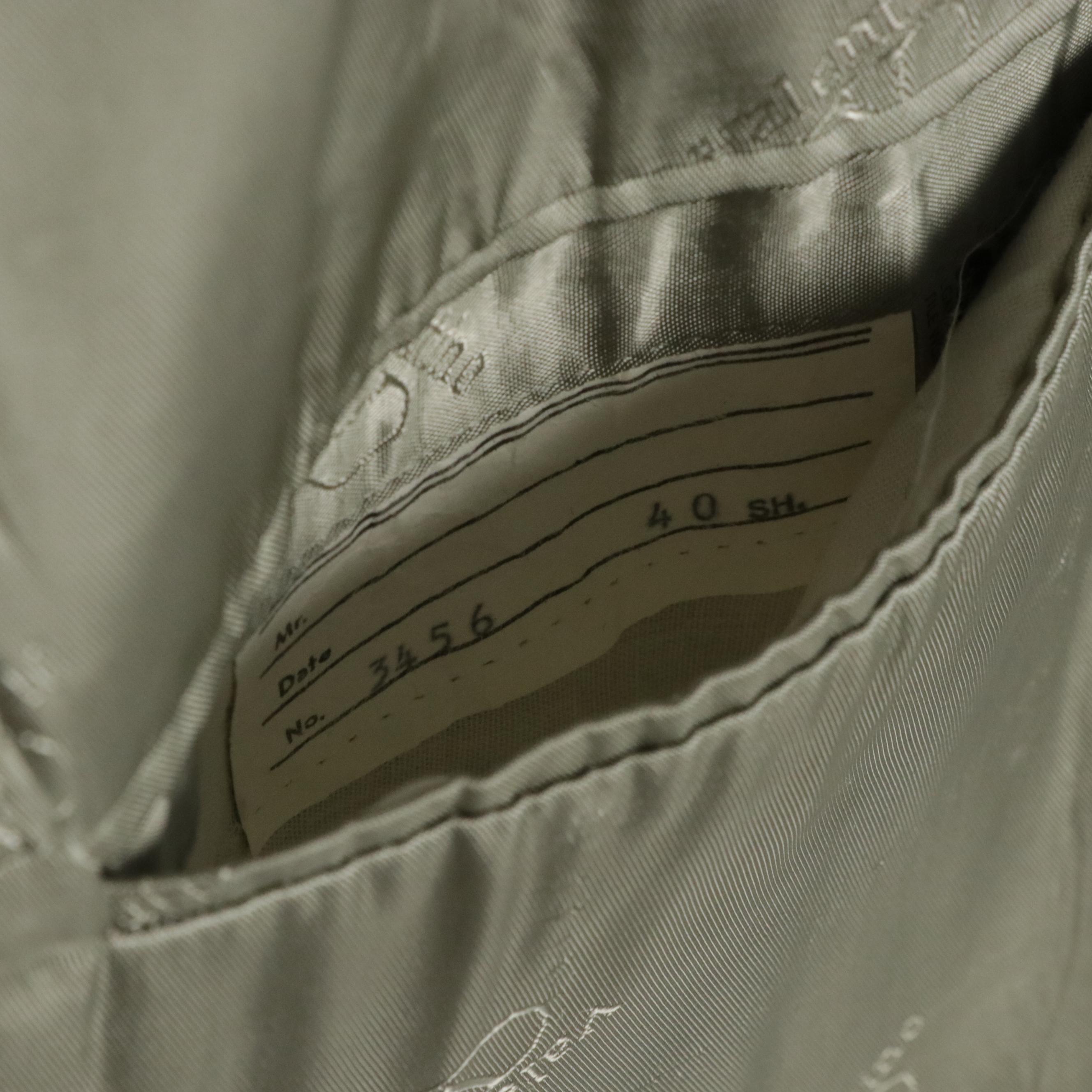 Men's Vintage Valentino Double-Breasted Two-Piece Suit in Gray Wool