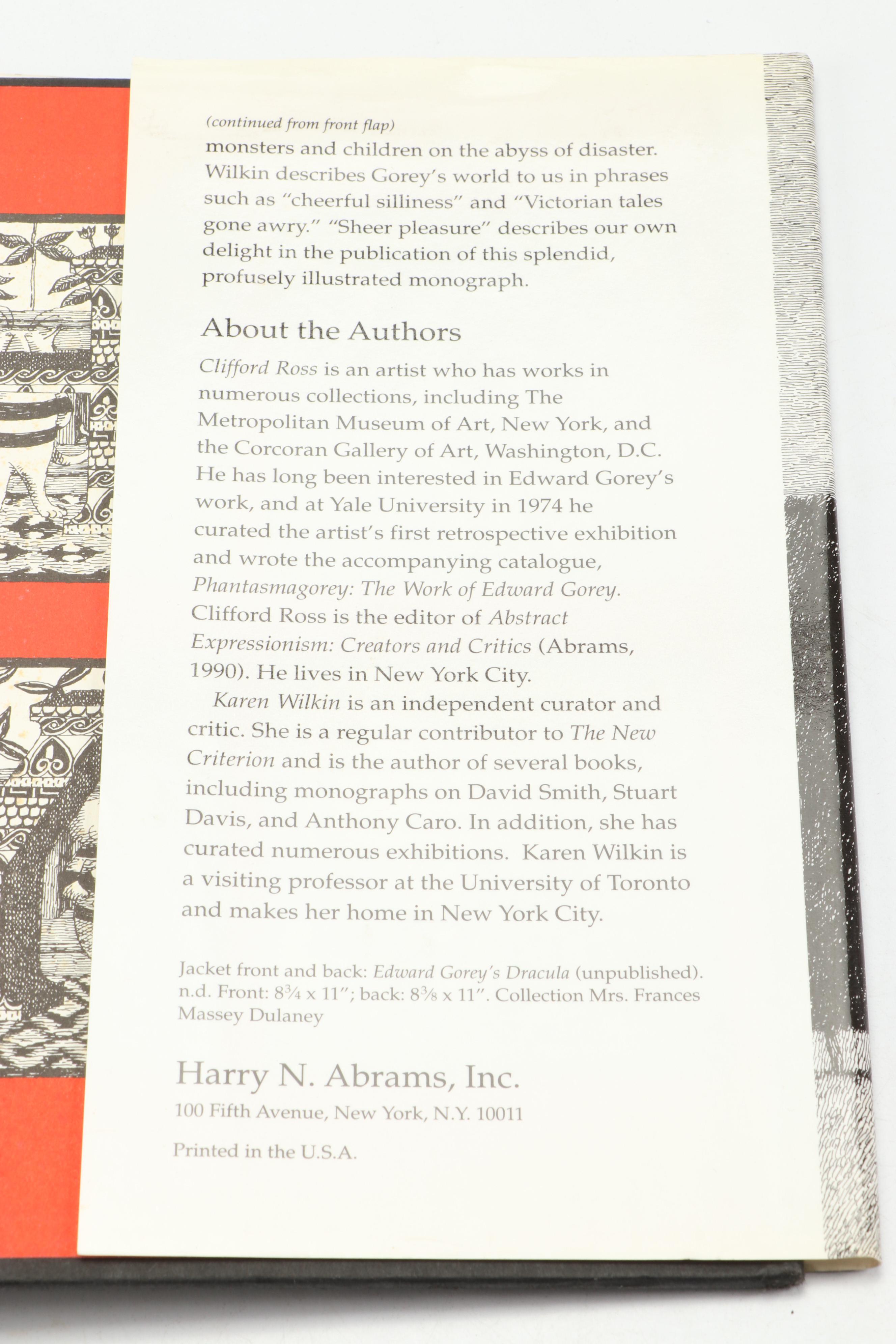 First Edition "The World of Edward Gorey" by Clifford Ross and Karen Wilkin