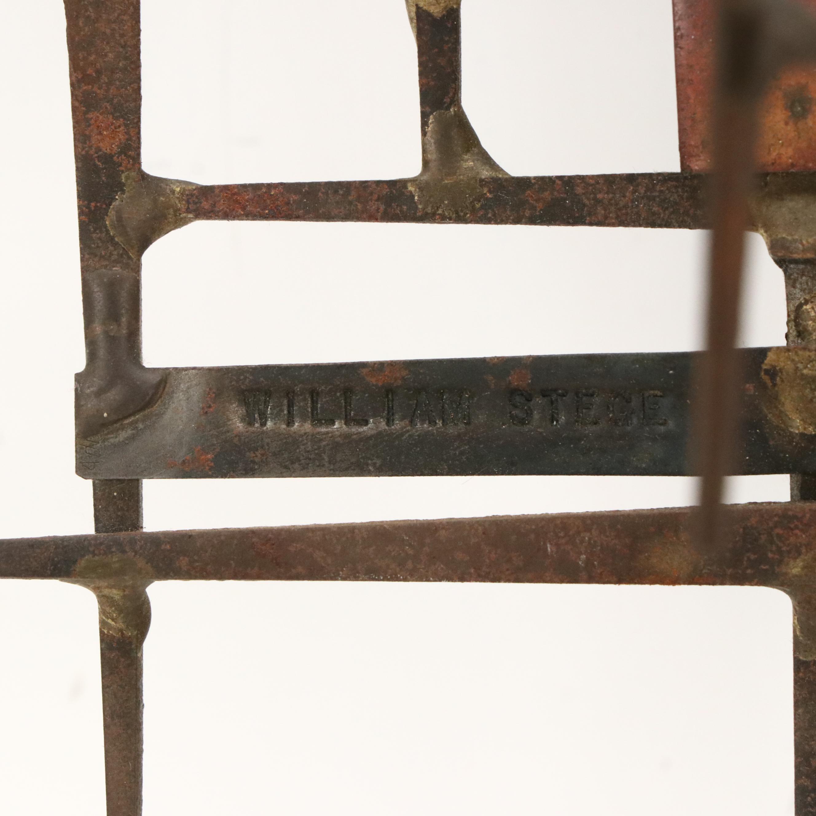 William Stege Brutalist Nail and Copper Wall Sculpture, Circa 1970