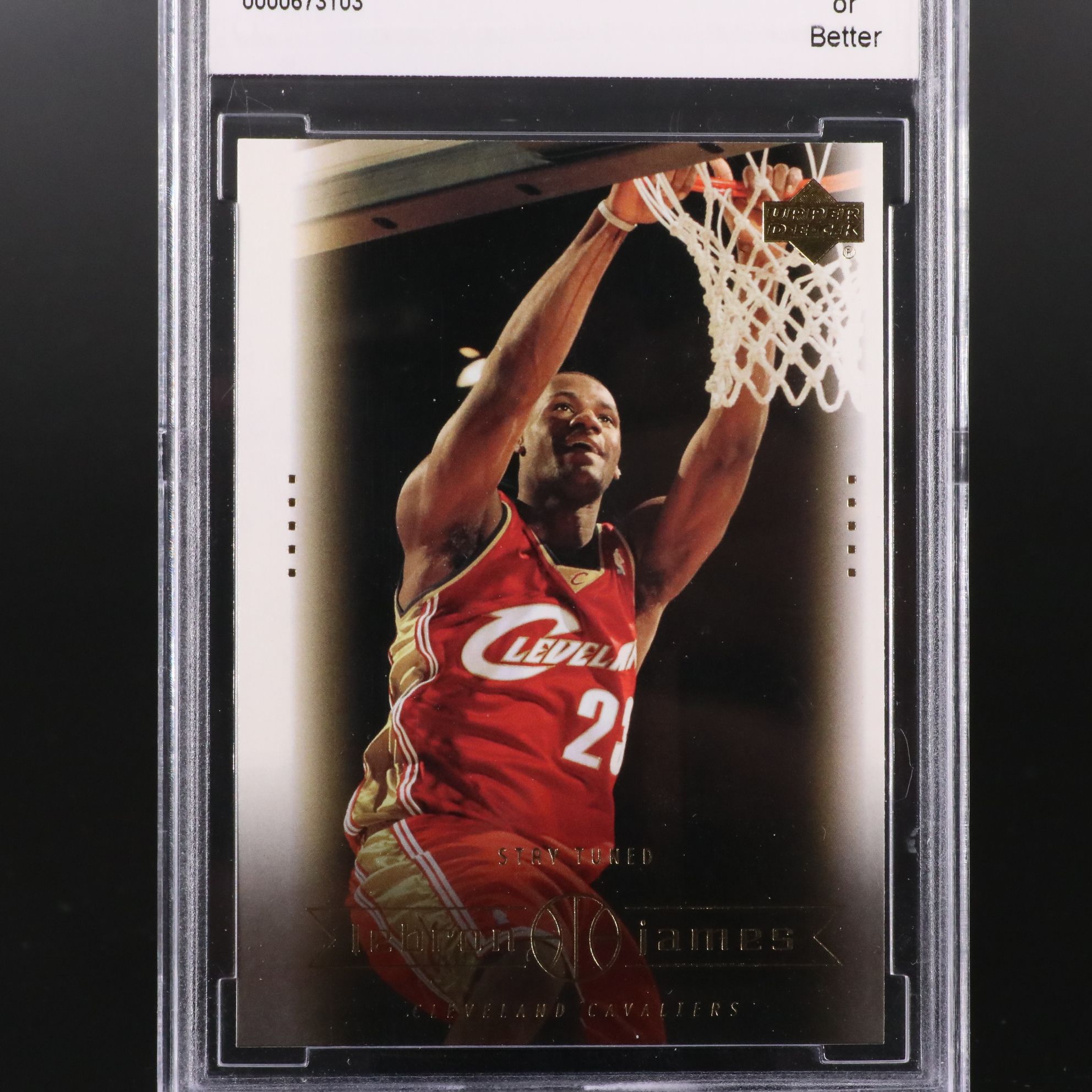 2003 Upper Deck LeBron James Box Set Basketball Card Graded BCCG 10