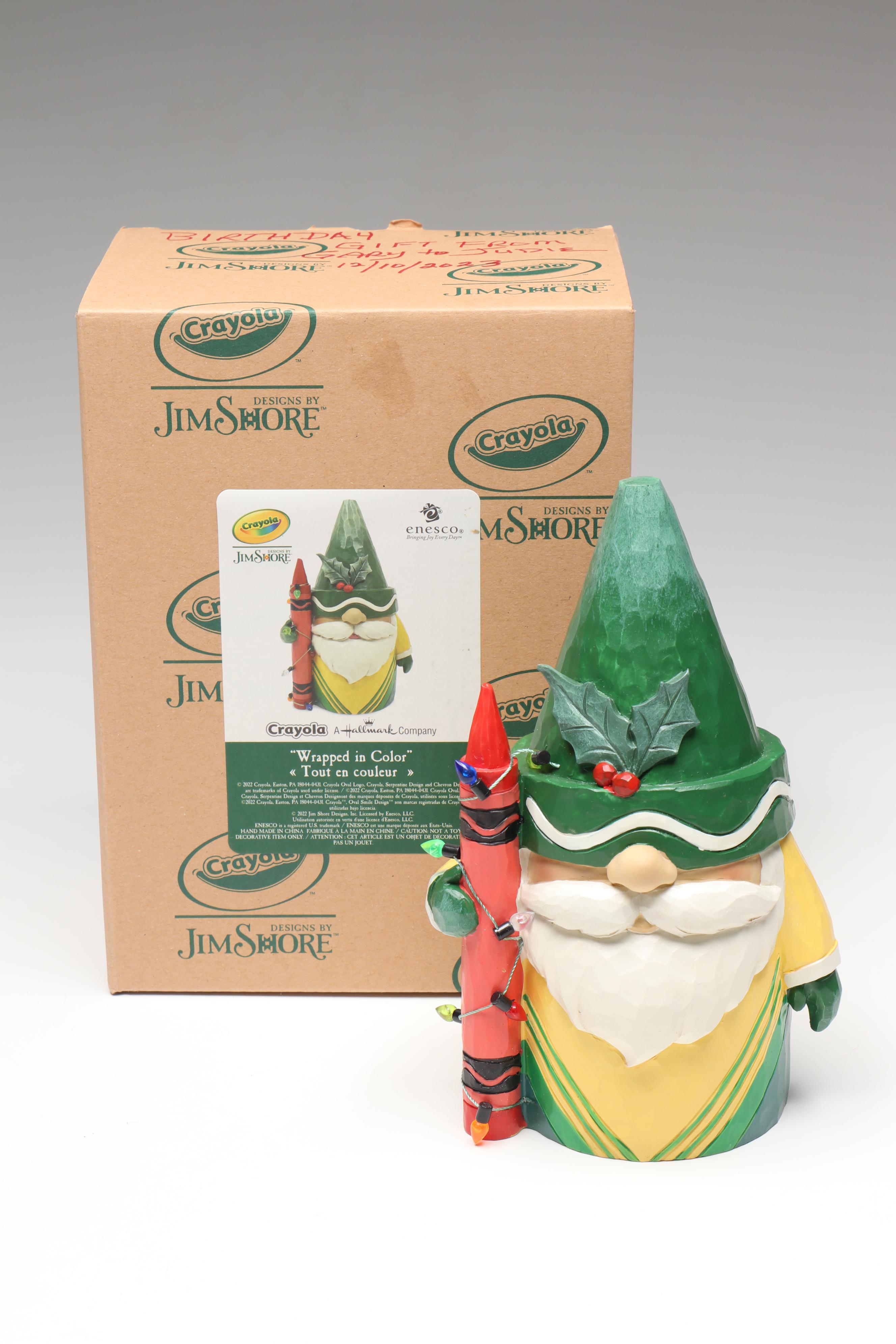 Jim Shore "Nature's Winter Wonders" and More Resin Santa Figurines and Ornaments