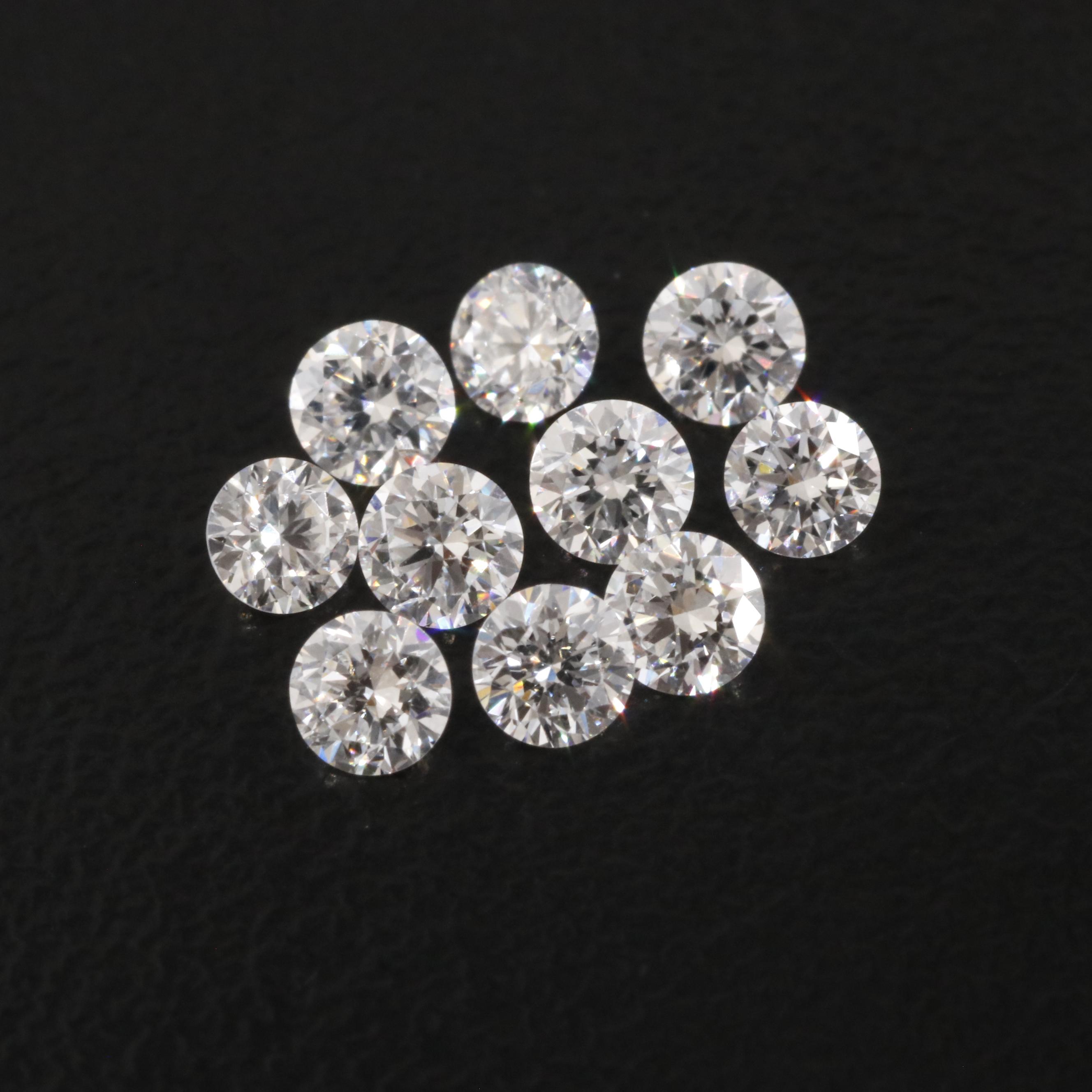 Loose 1.09 CTW Lab Grown Diamonds