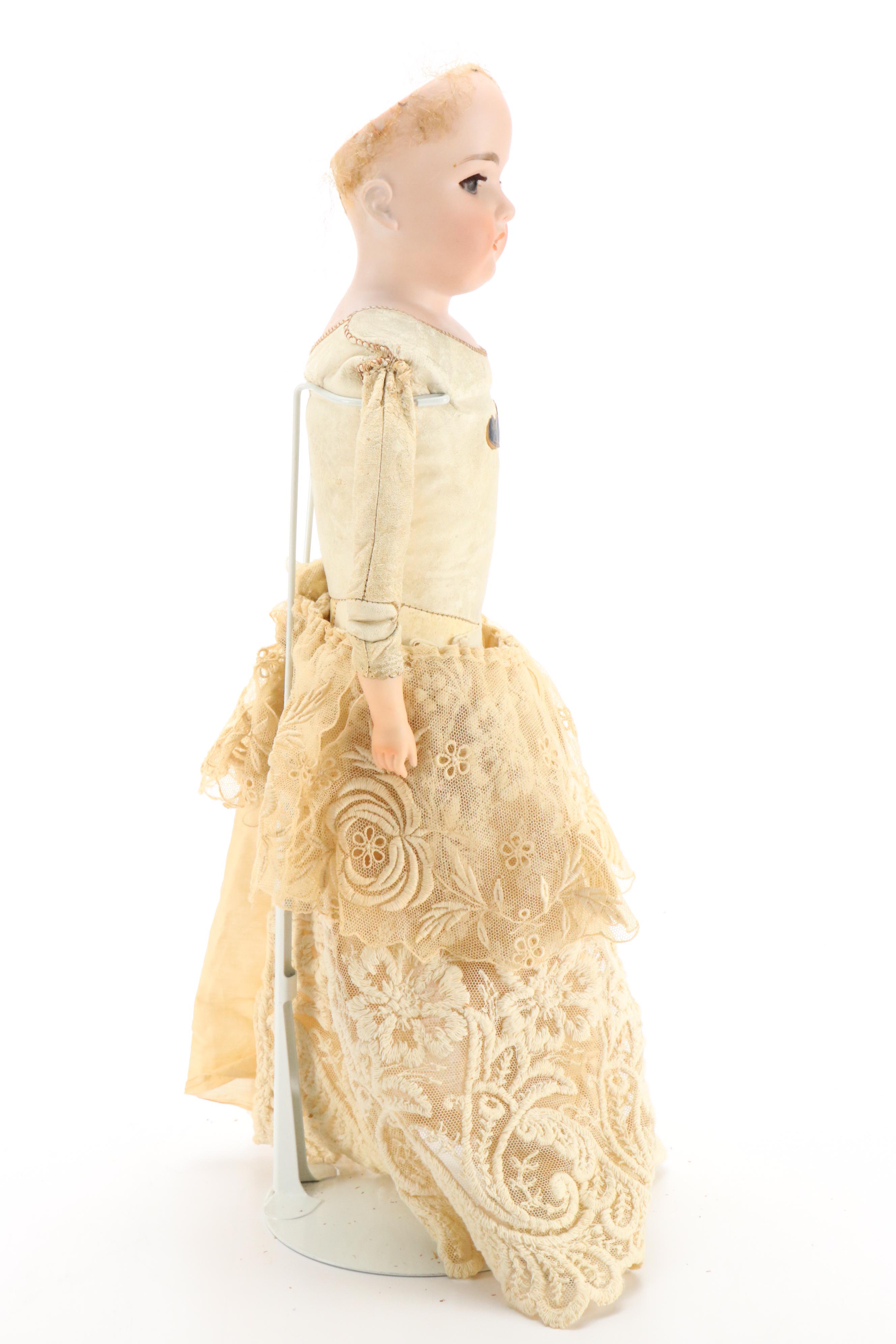 Armand Marseille German Bisque Head Dolls with Tin and Other Vintage Ideal Doll