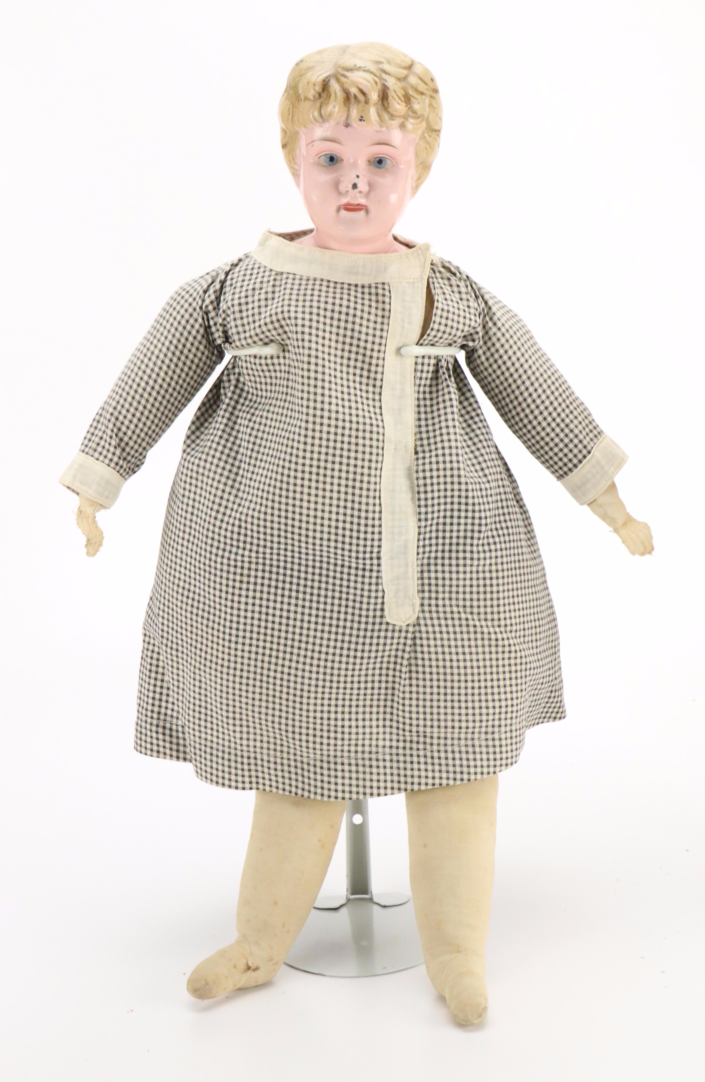 Armand Marseille German Bisque Head Dolls with Tin and Other Vintage Ideal Doll