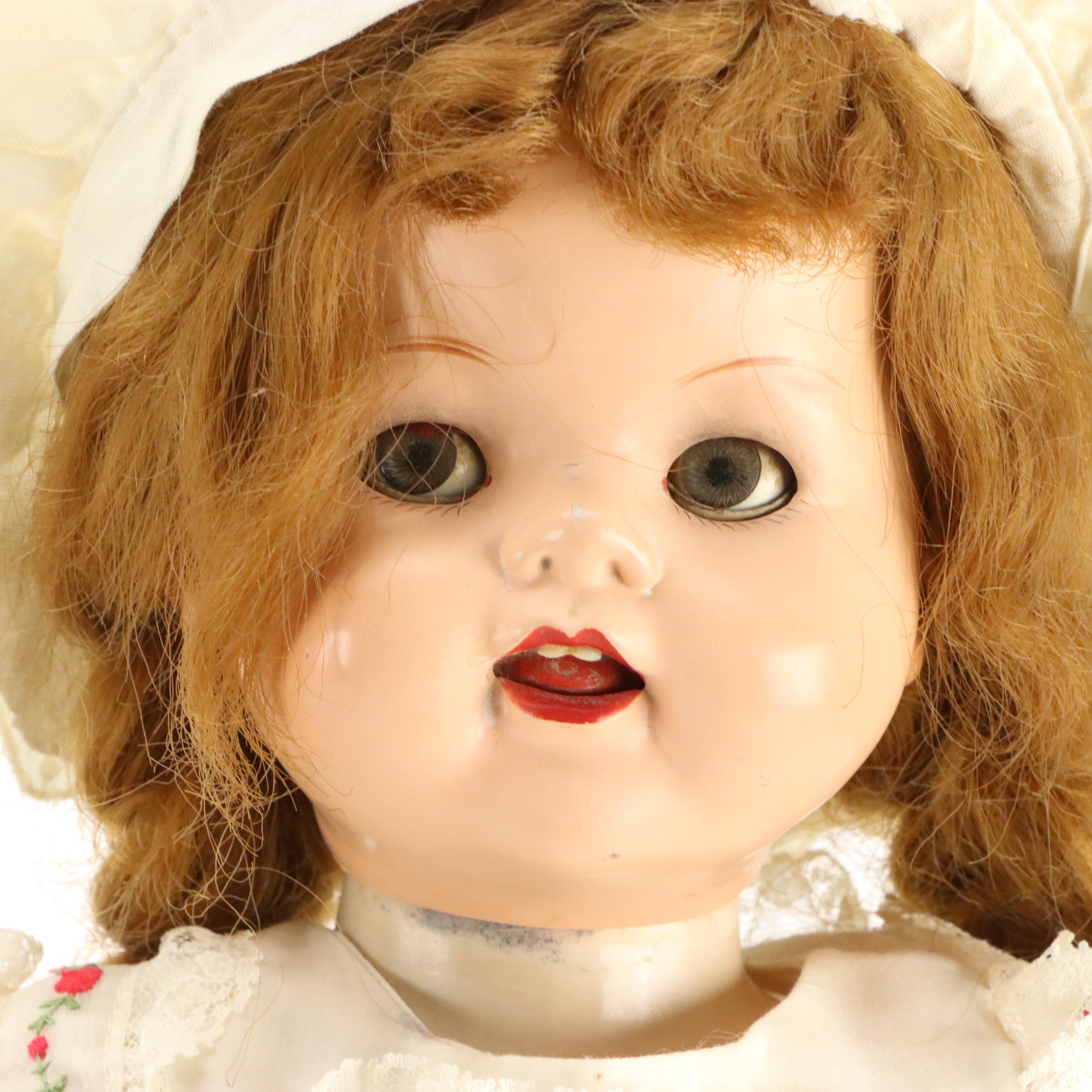 Armand Marseille German Bisque Head Dolls with Tin and Other Vintage Ideal Doll