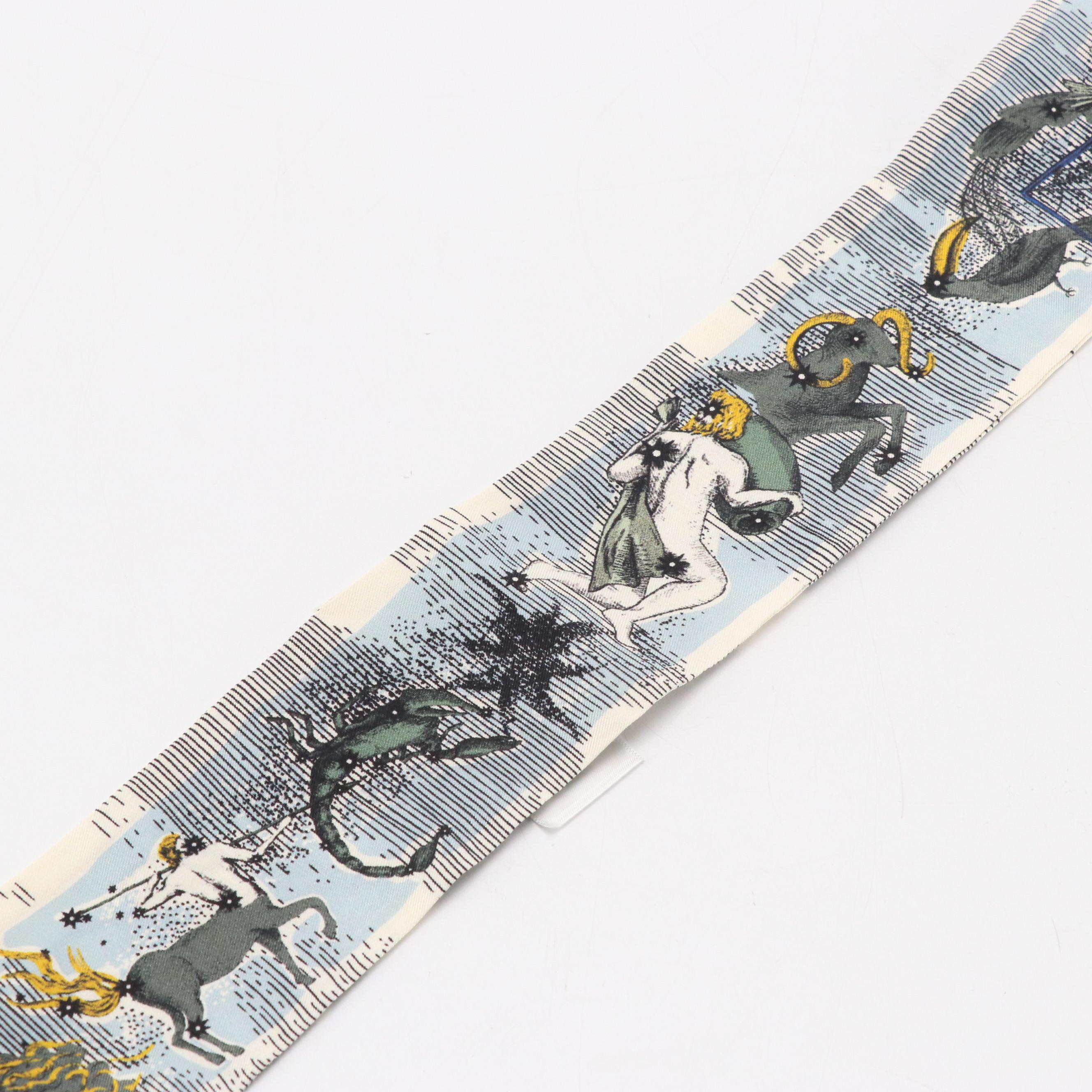 Dior "La Carte Du Ciel" Mitzah Scarf in Silk Twill