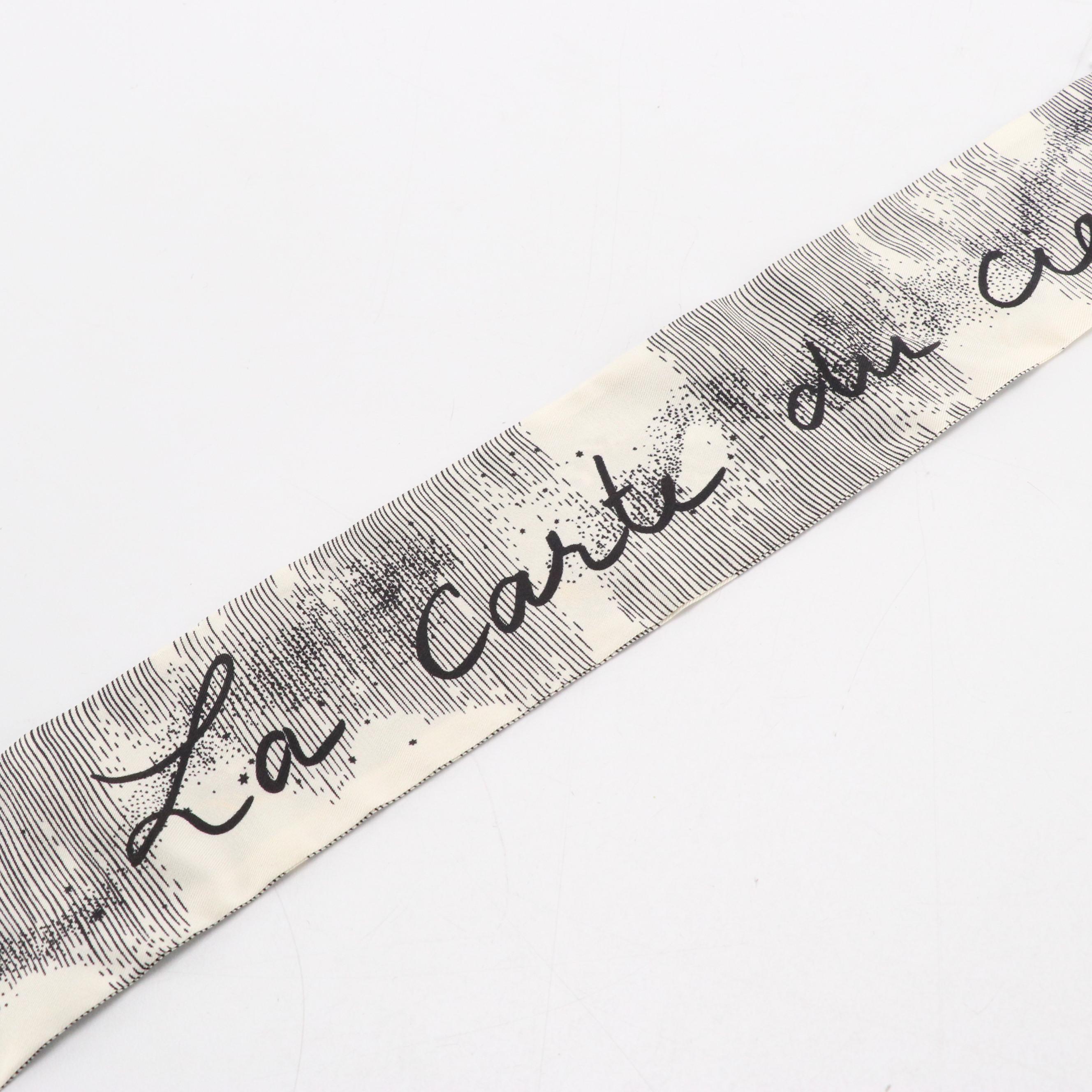 Dior "La Carte Du Ciel" Mitzah Scarf in Silk Twill