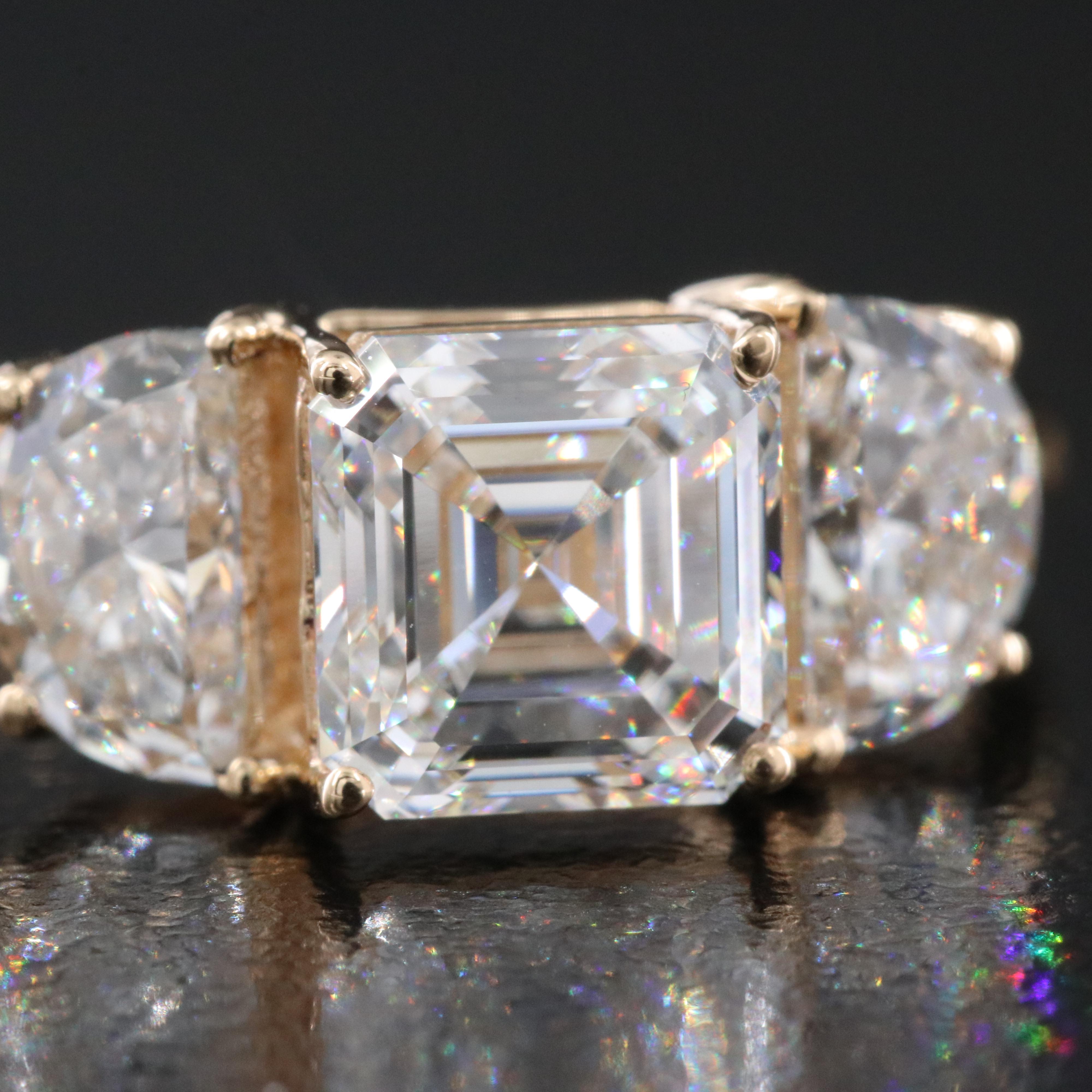 18K 2.86 CTW Lab Grown Diamond Ring with IGI Report