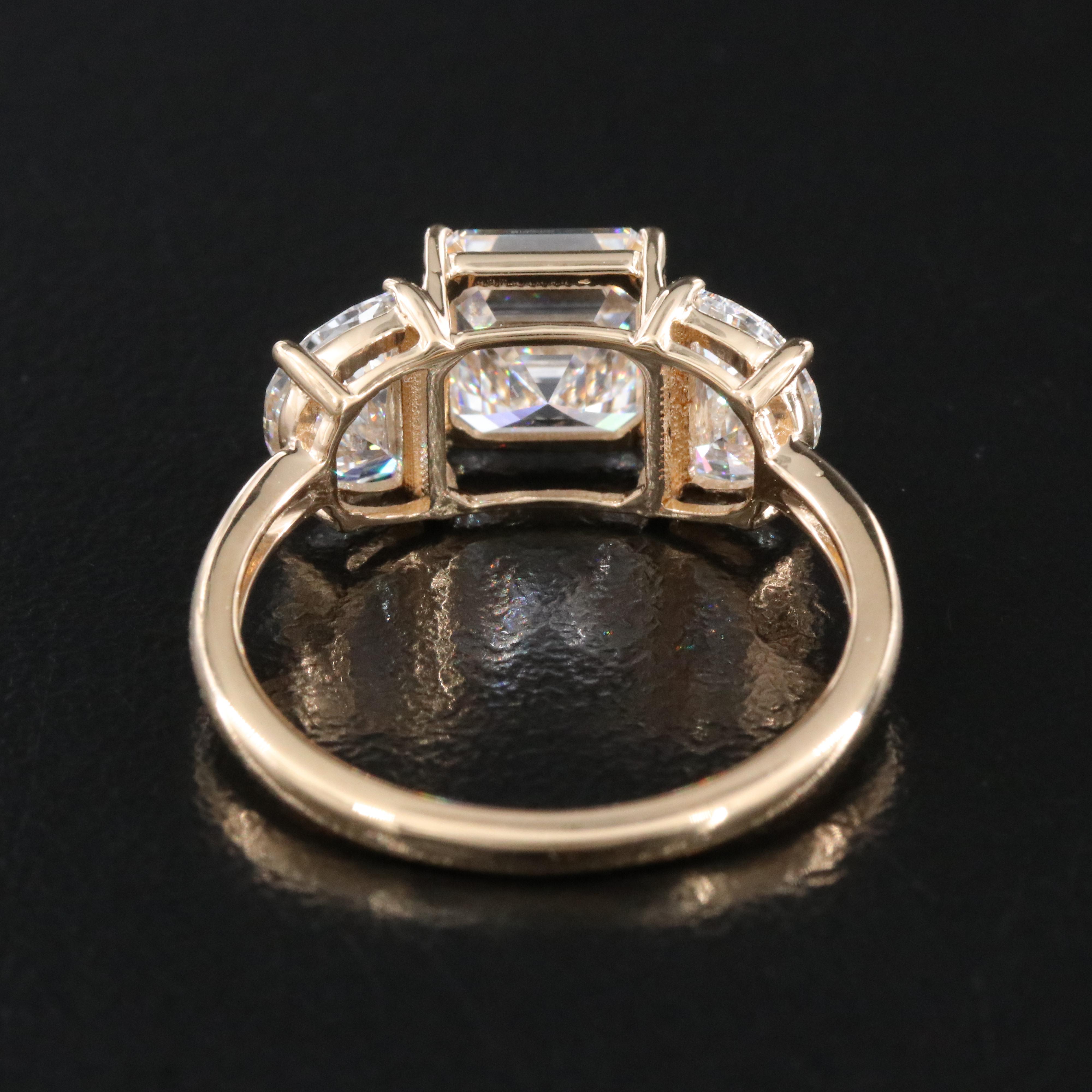 18K 2.86 CTW Lab Grown Diamond Ring with IGI Report