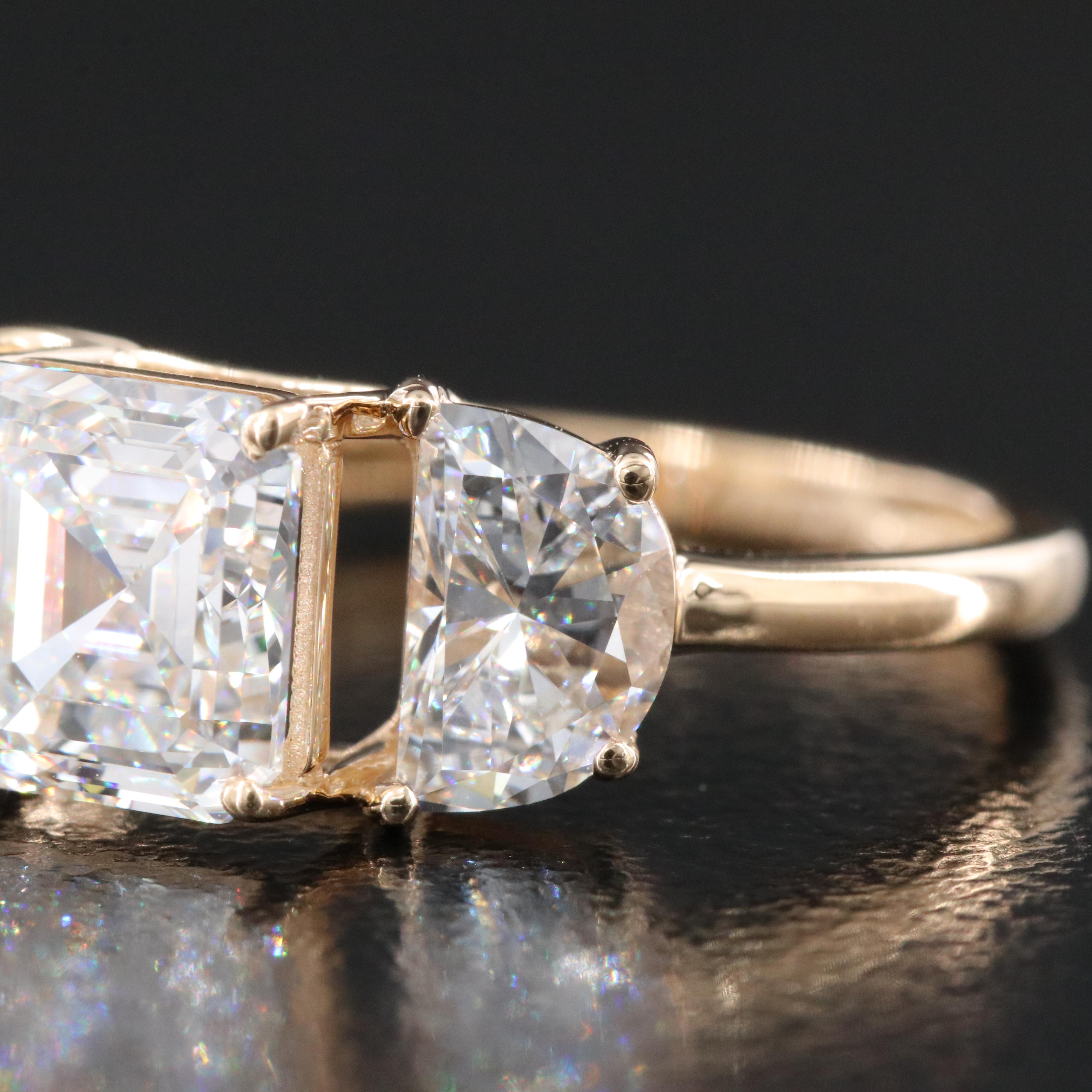 18K 2.86 CTW Lab Grown Diamond Ring with IGI Report