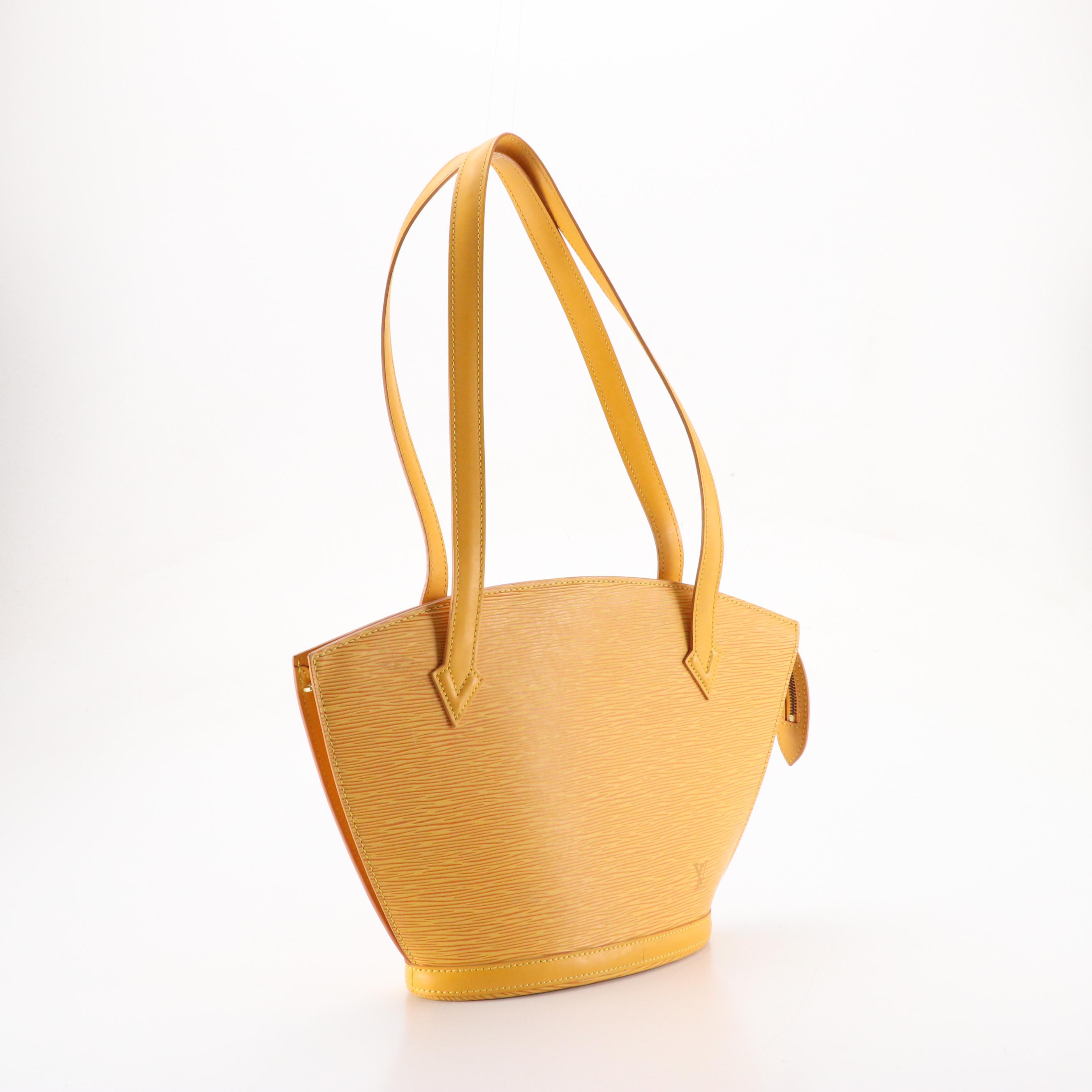 Louis Vuitton Saint Jacques GM Shoulder Bag in Tassil Yellow Epi Leather