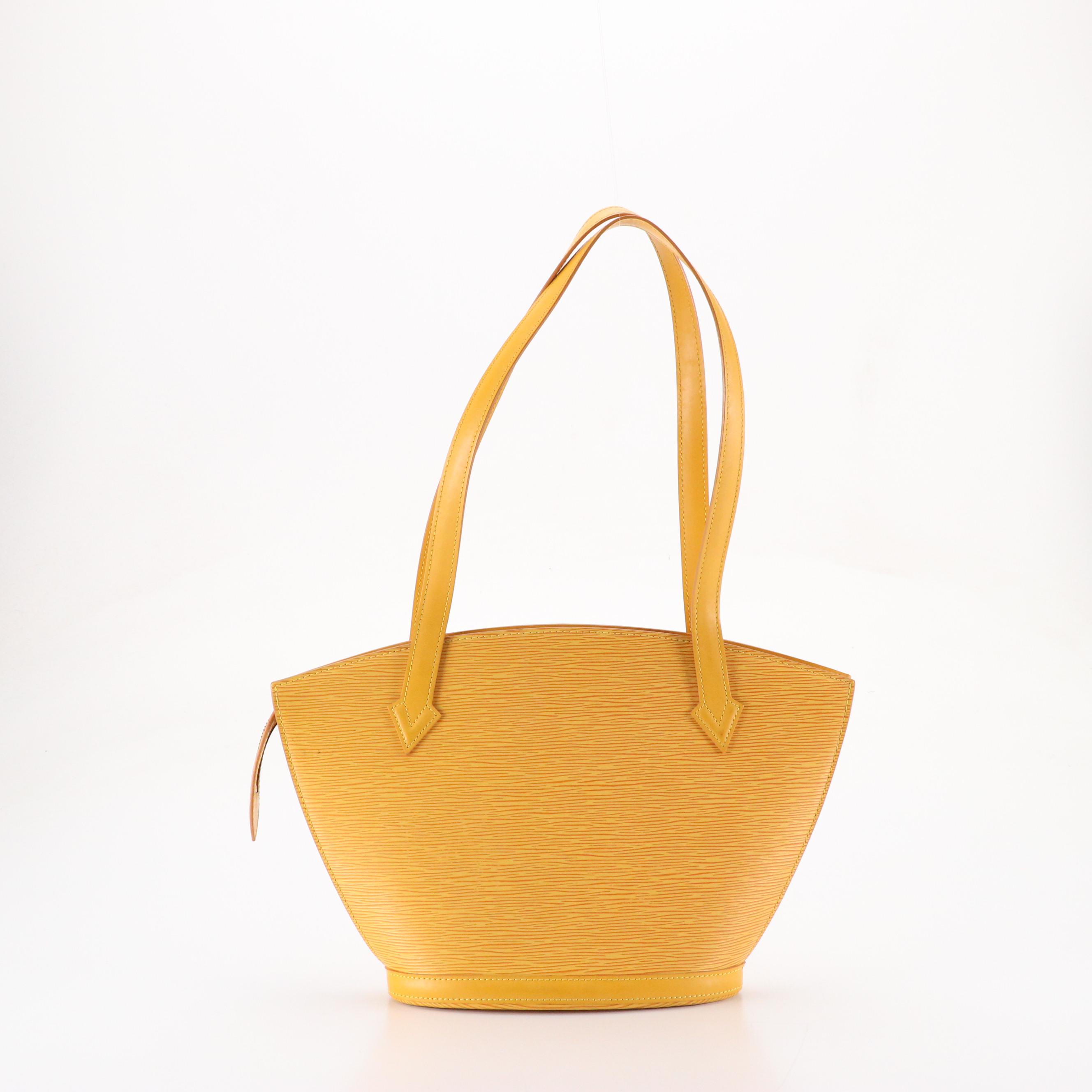 Louis Vuitton Saint Jacques GM Shoulder Bag in Tassil Yellow Epi Leather