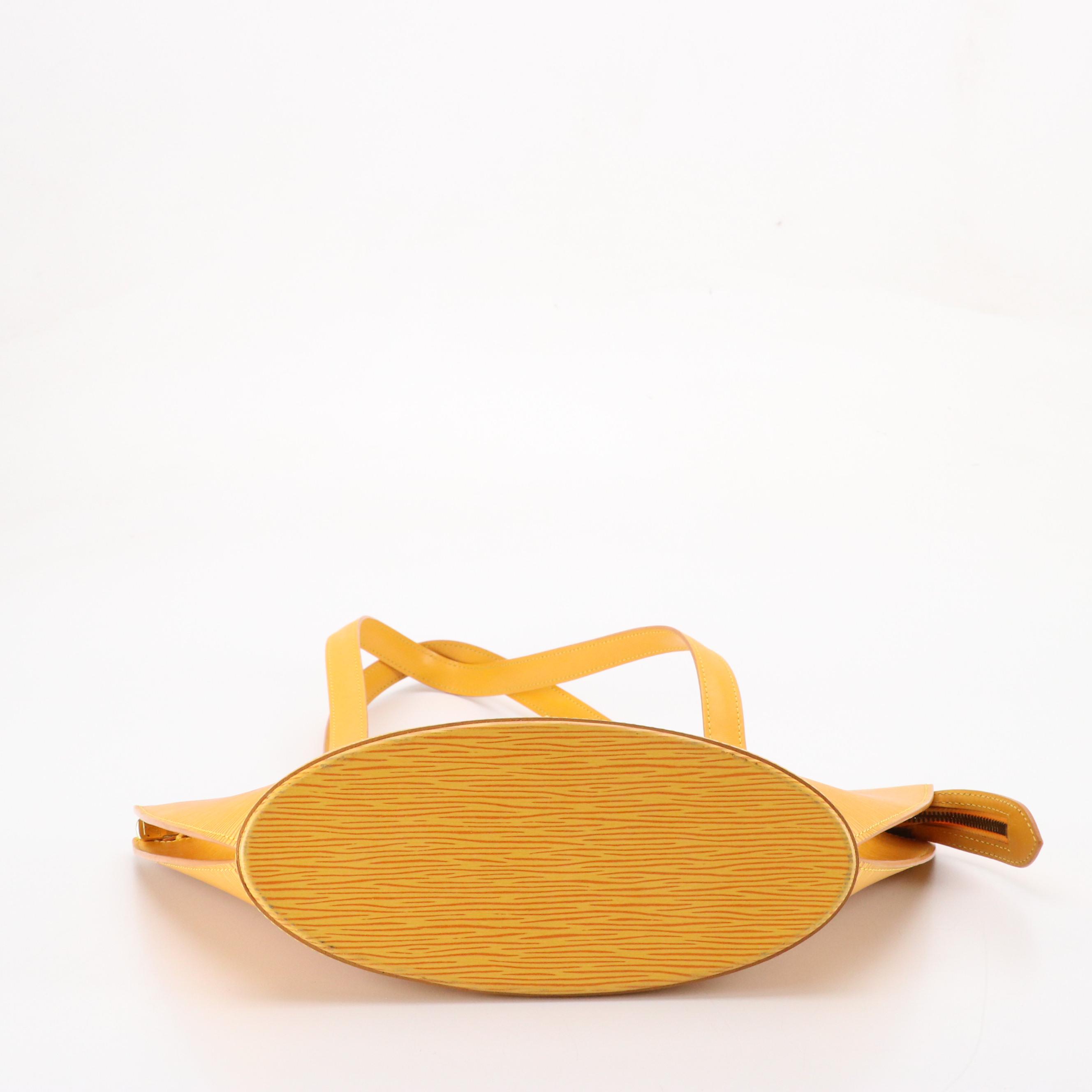 Louis Vuitton Saint Jacques GM Shoulder Bag in Tassil Yellow Epi Leather