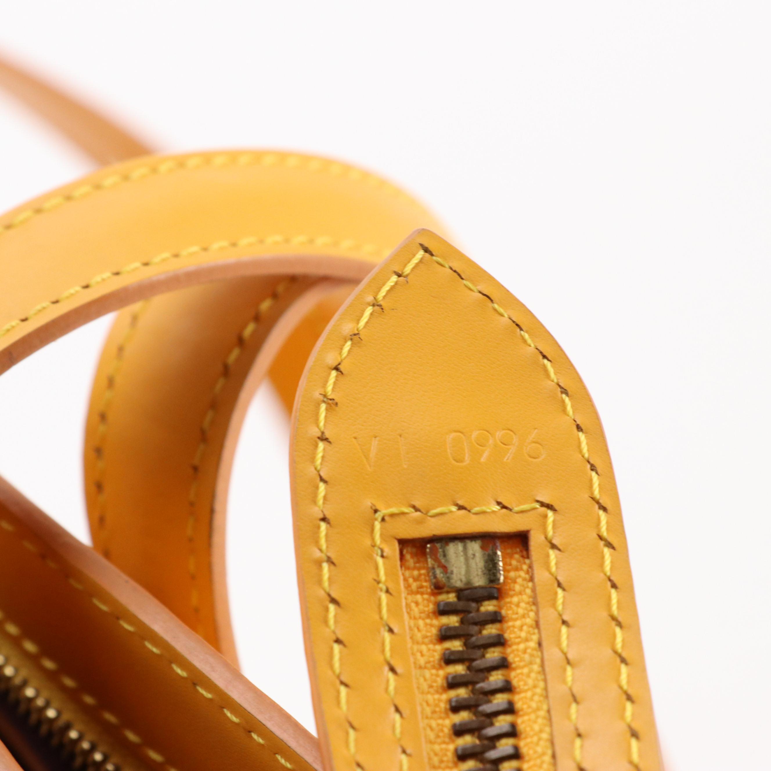 Louis Vuitton Saint Jacques GM Shoulder Bag in Tassil Yellow Epi Leather