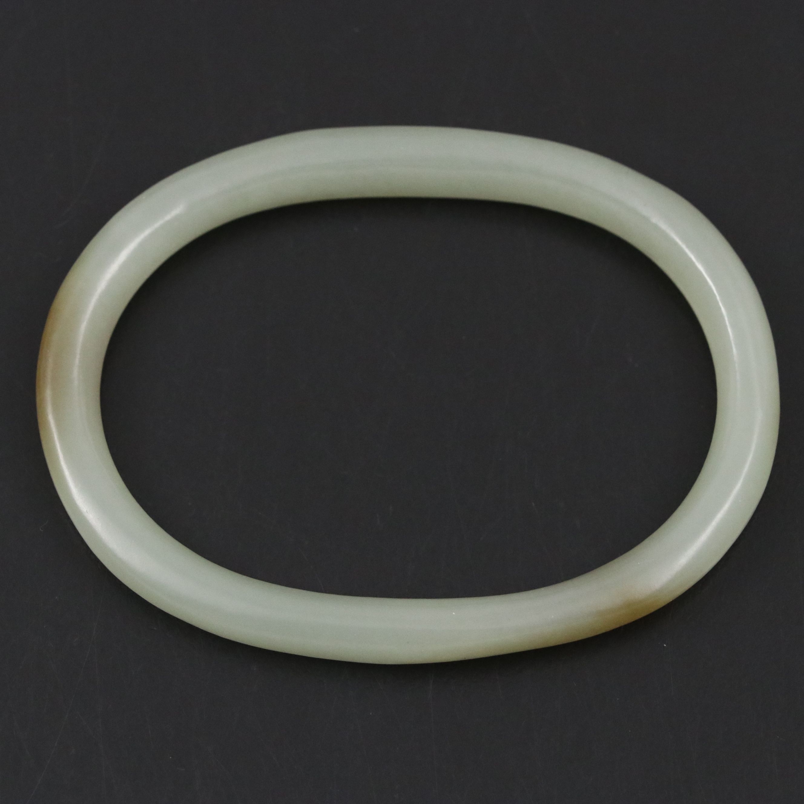 Chinese Carved Serpentine Bangle