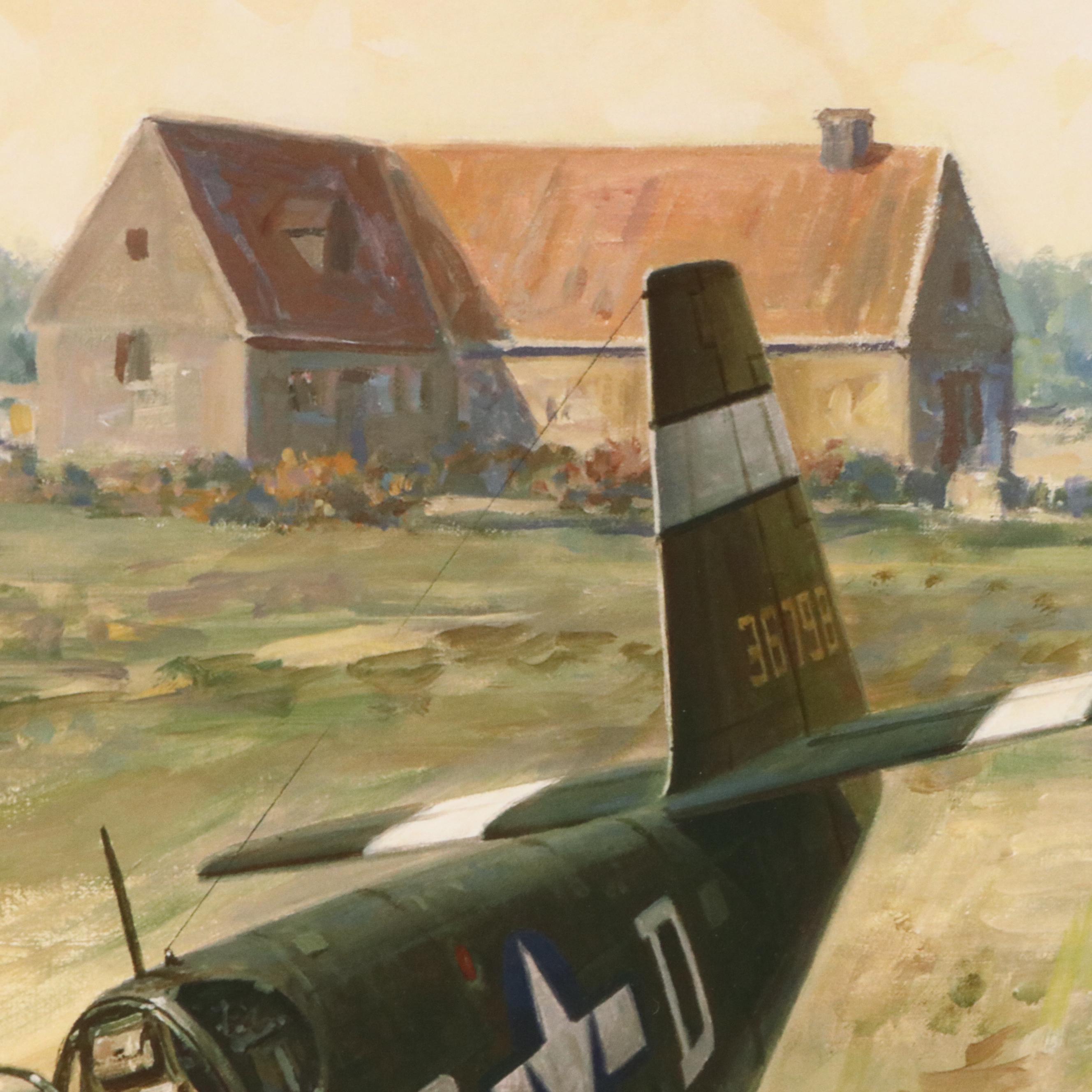 Offset Lithograph After Roy Grinnell "On a Wing and a Prayer," 2008