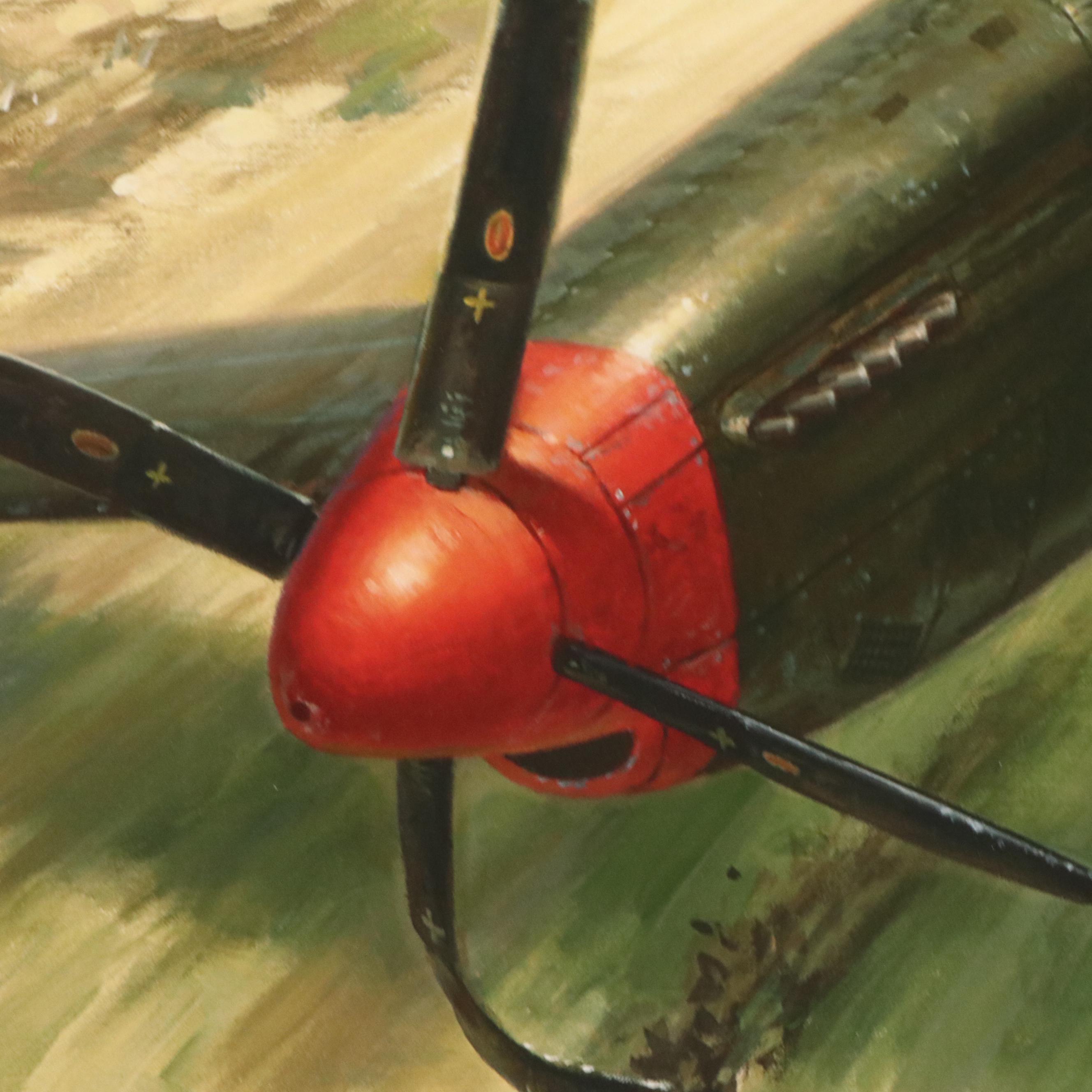 Offset Lithograph After Roy Grinnell "On a Wing and a Prayer," 2008