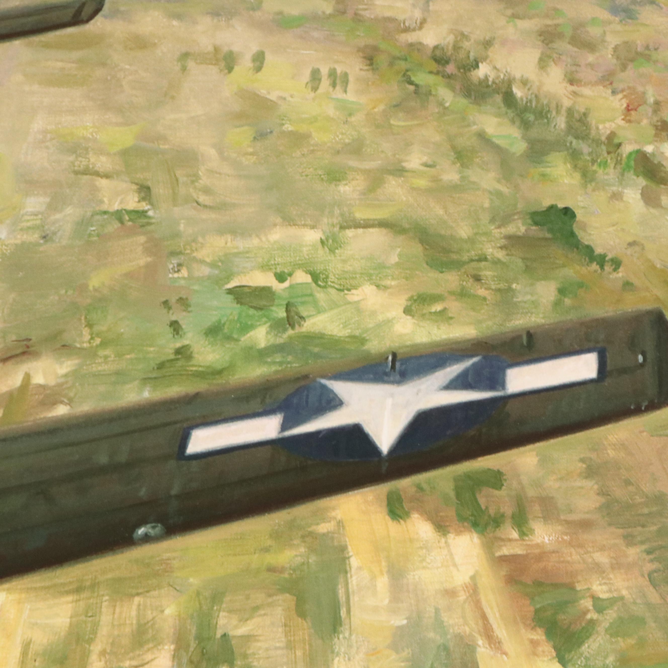 Offset Lithograph After Roy Grinnell "On a Wing and a Prayer," 2008