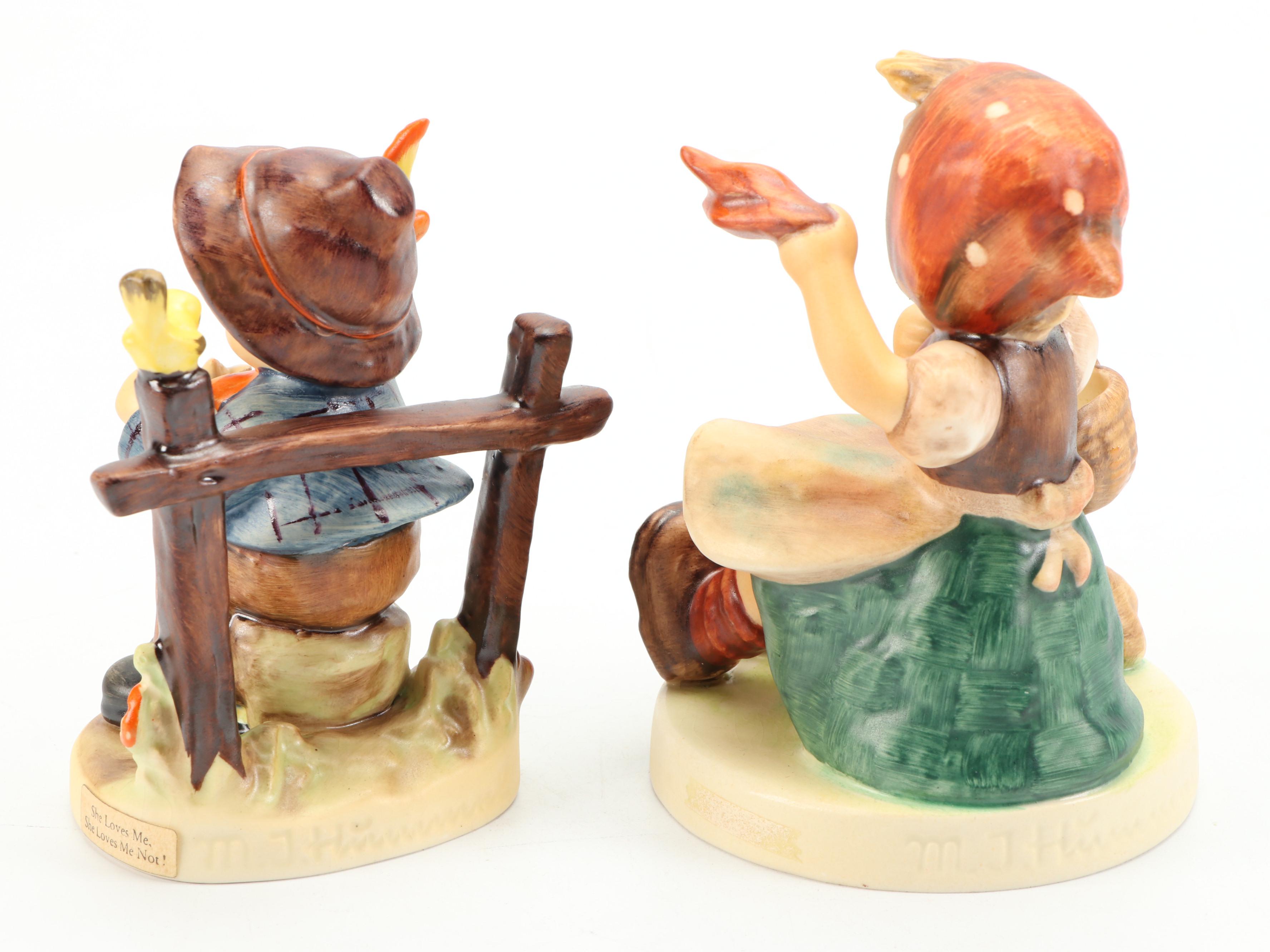 Goebel "She Loves Me, She Loves Me Not!" and More Porcelain Figurines