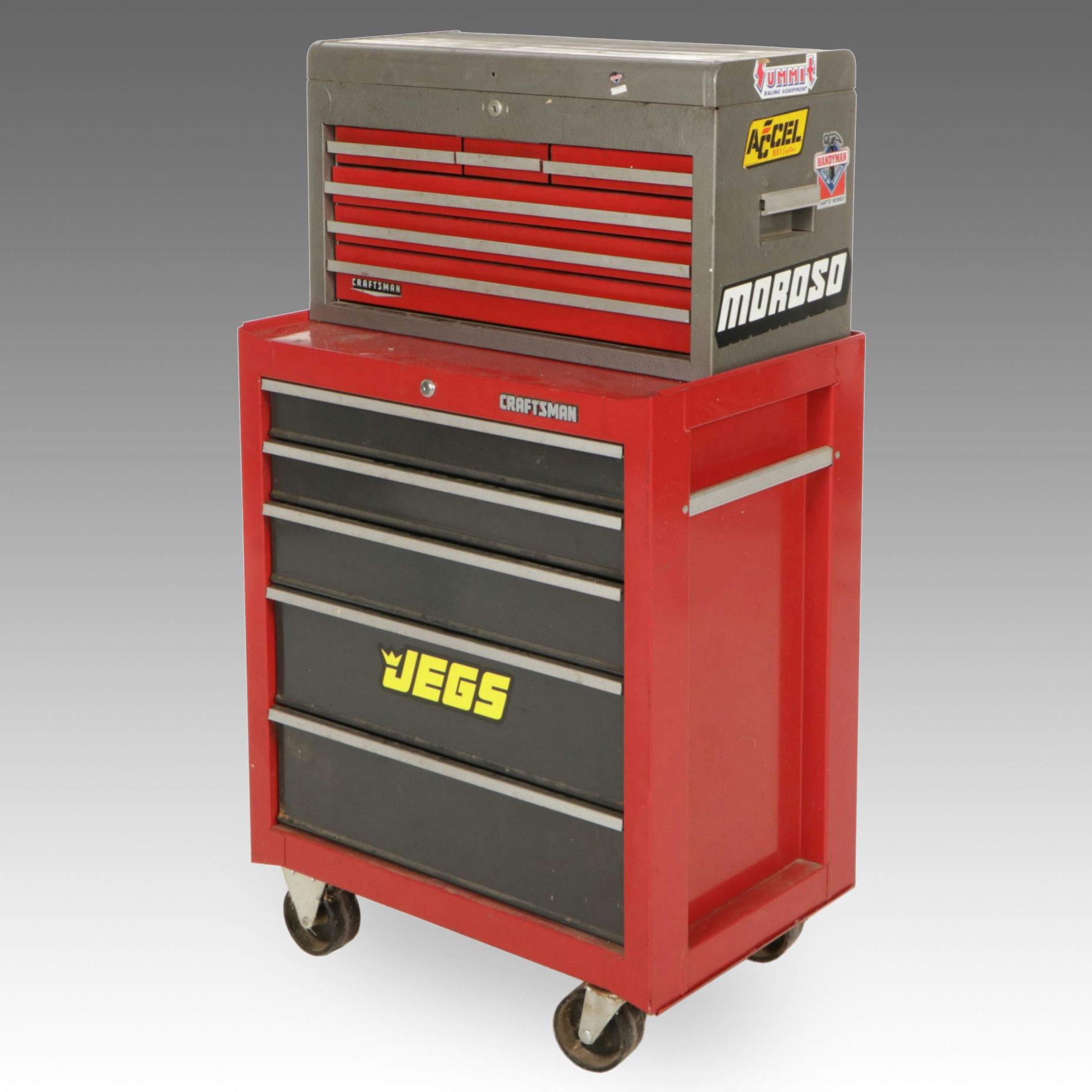 Craftsman Two-Tier Rolling Steel Tool Chest