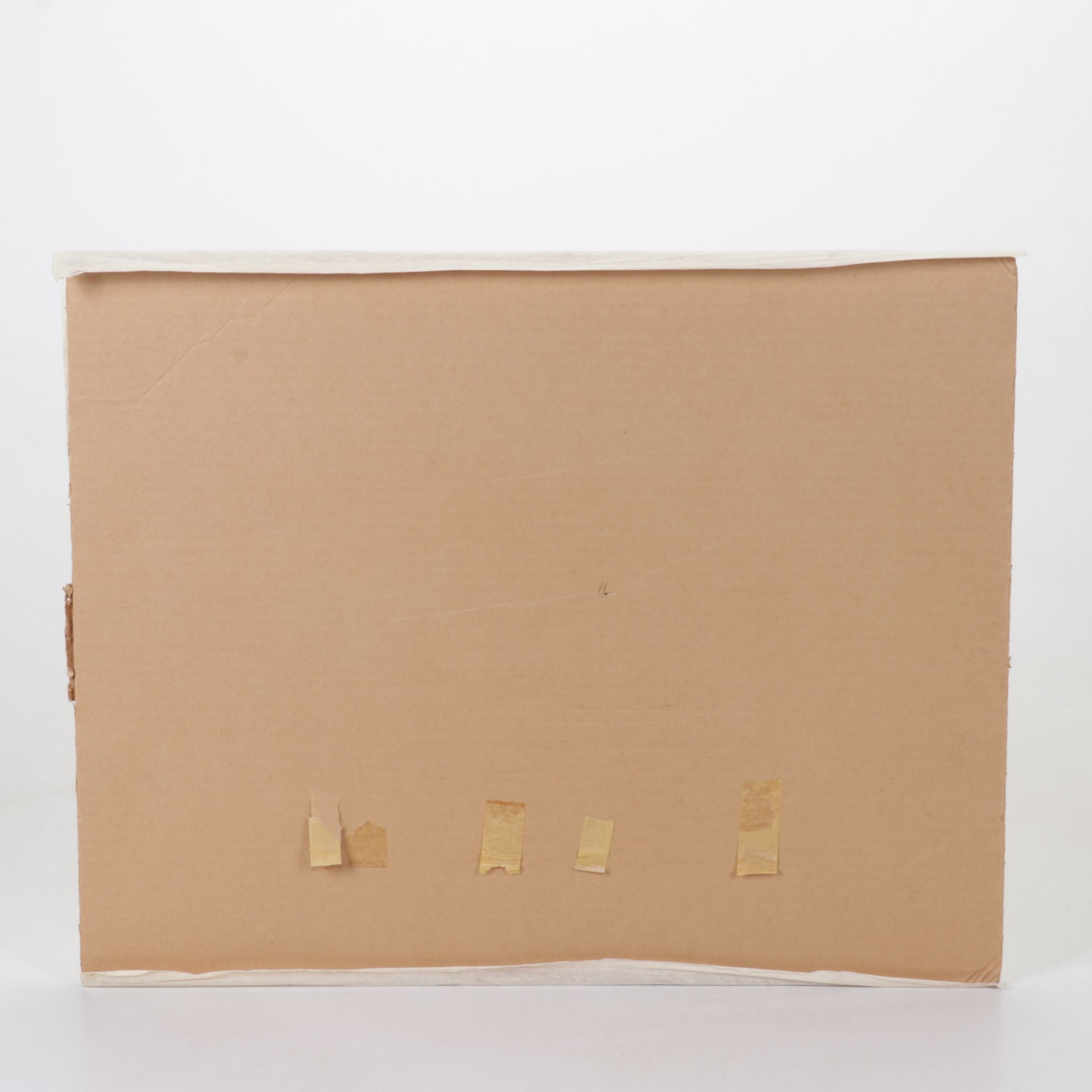 Thai Temple Multi-Color Charcoal Rubbings of Warrior Figures on Rice Paper